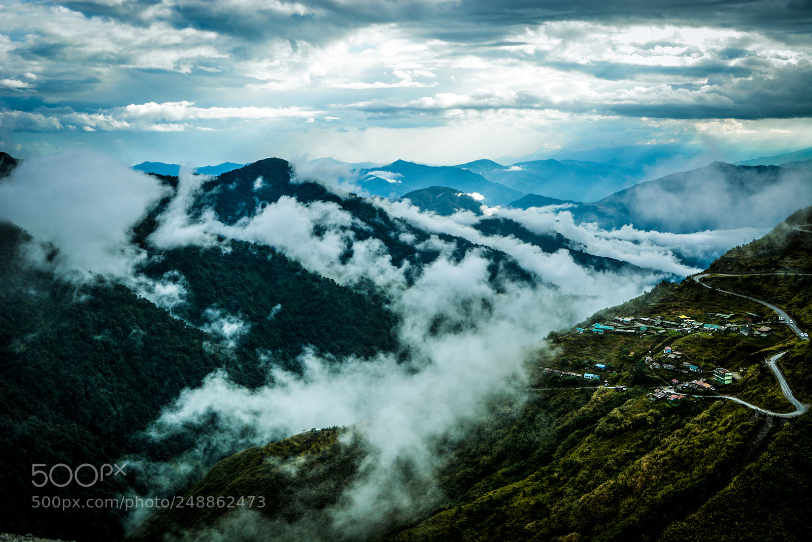 Nikon D5200 sample photo. River of clouds photography