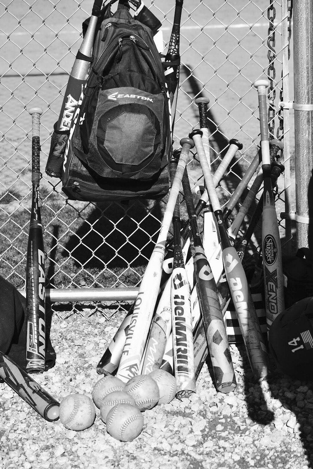 Nikon D3400 sample photo. Softball equipment photography