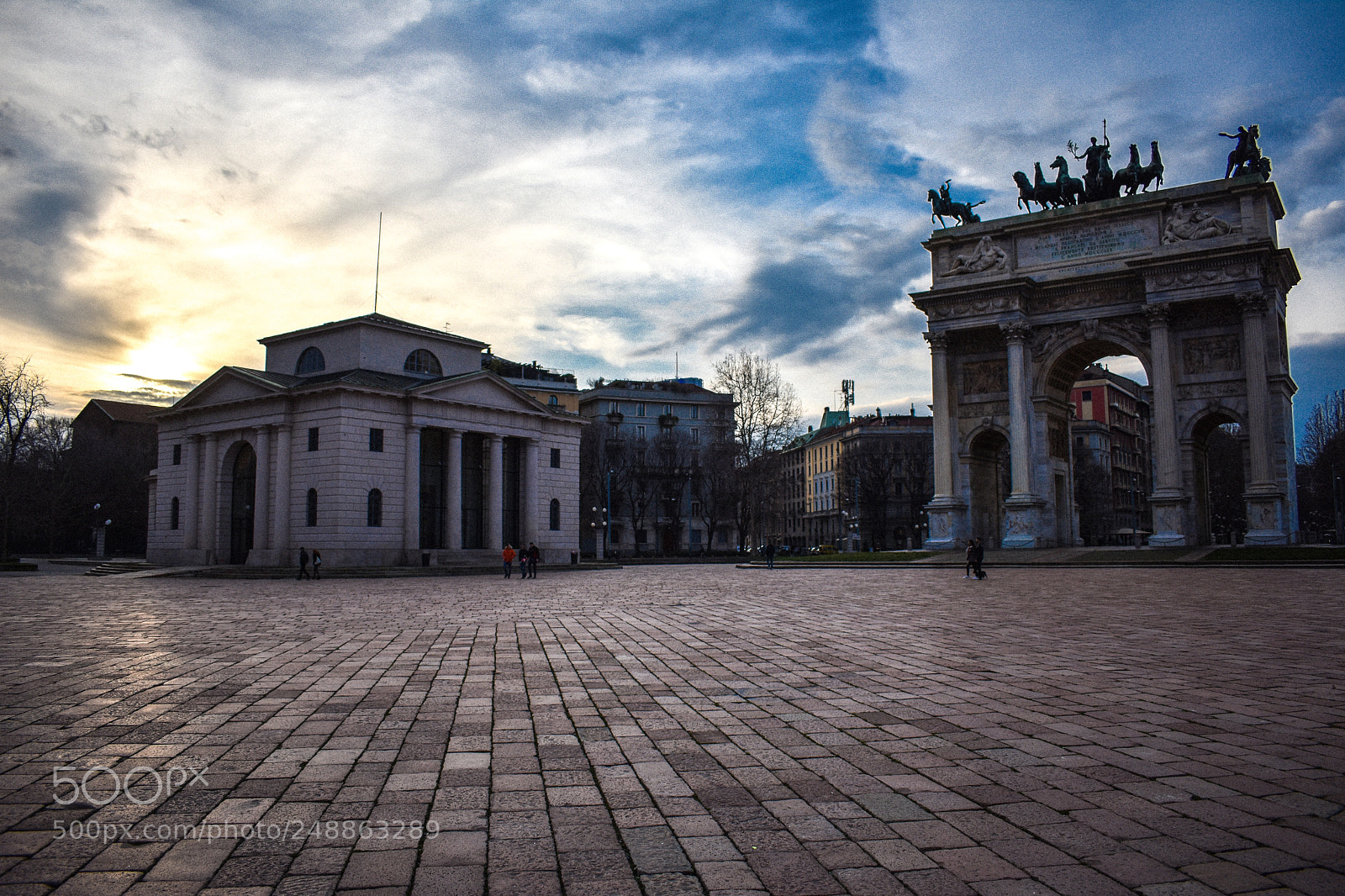 Nikon D3400 sample photo. Sunset in milano photography