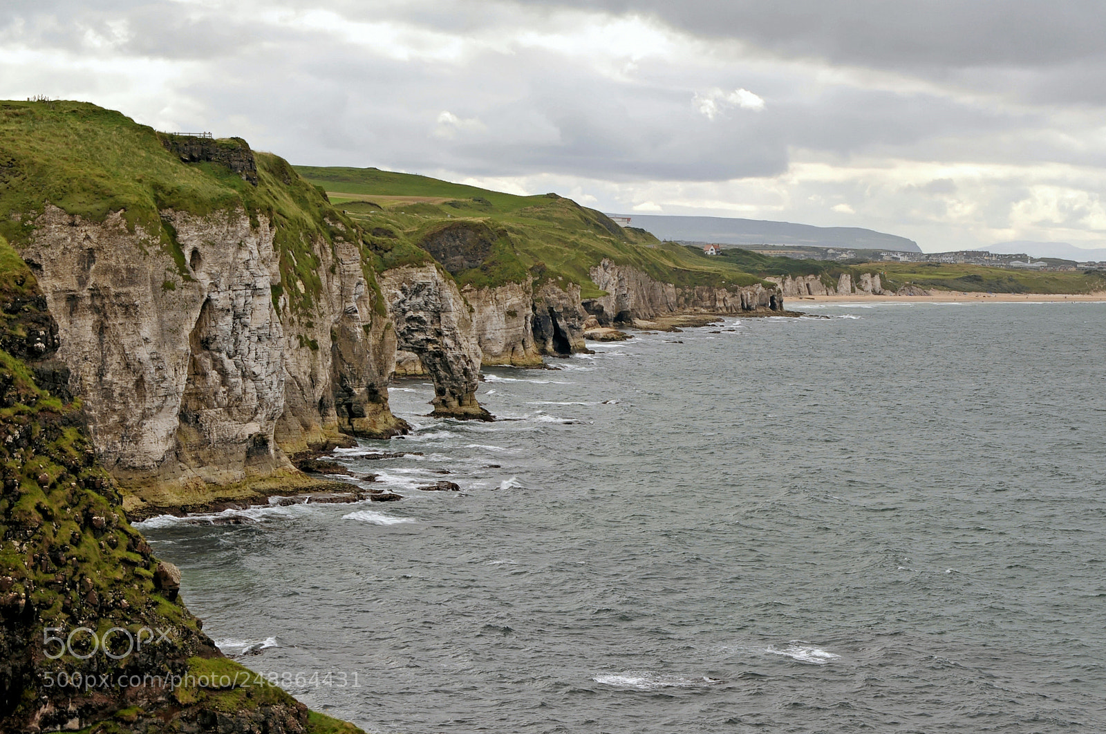 Nikon D700 sample photo. Dunseverick castle northern ireland photography