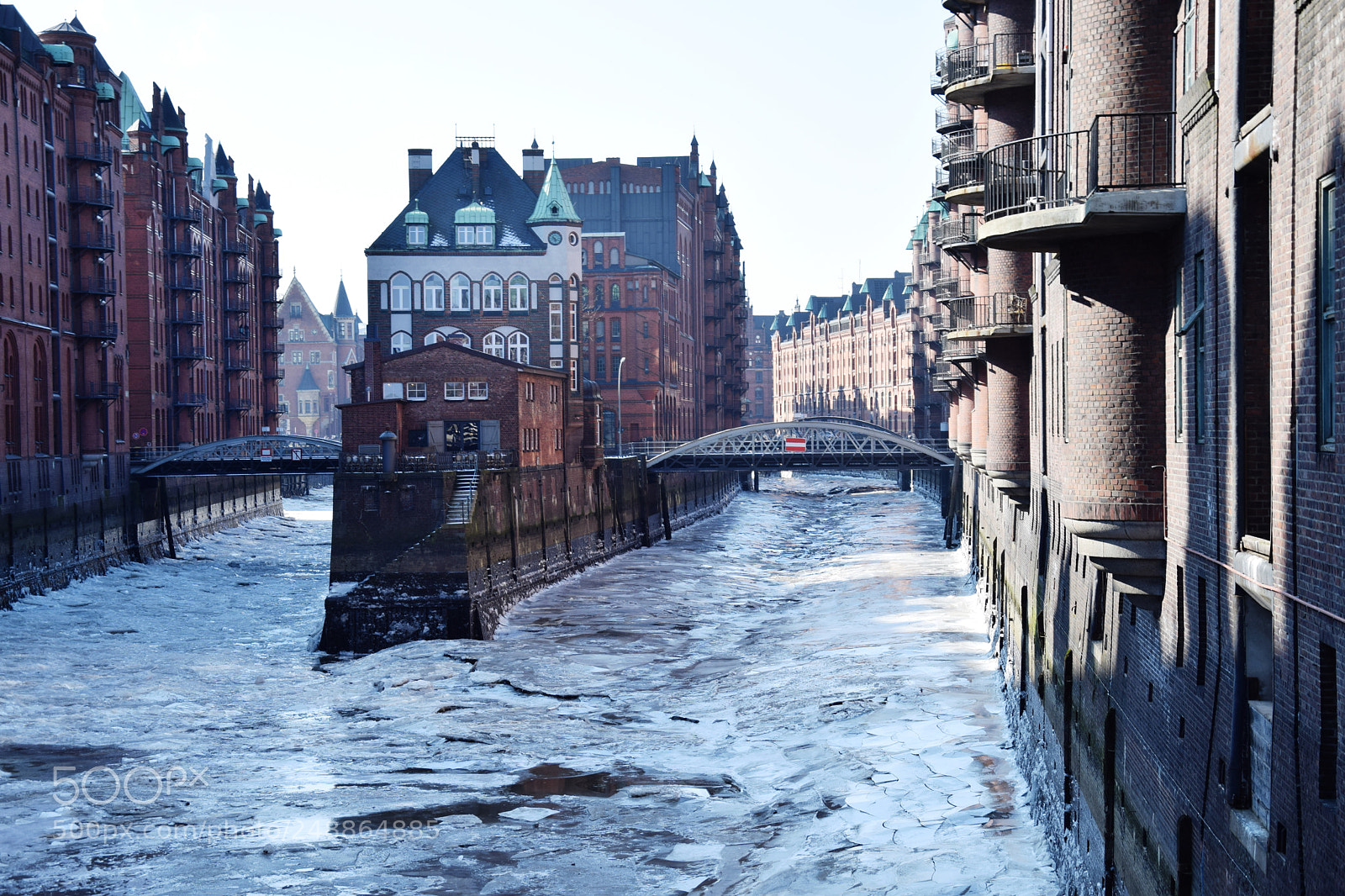 Nikon D5300 sample photo. Wasserschloss - hamburg frozen photography