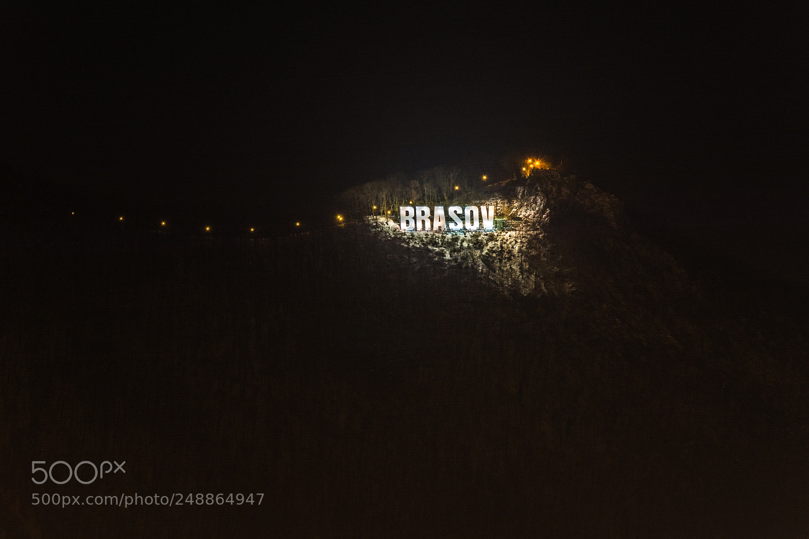 Nikon D7100 sample photo. Brasov sign photography