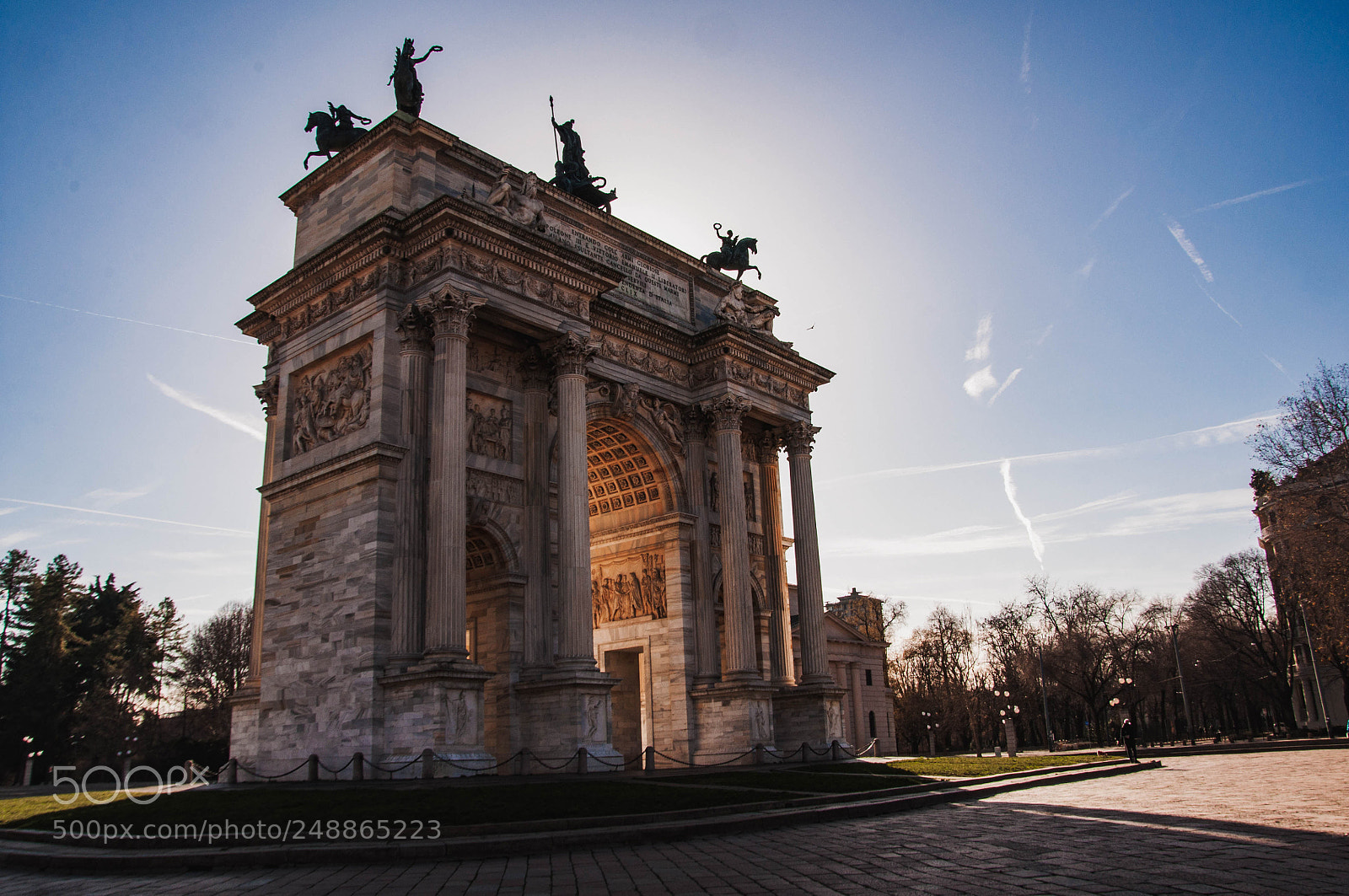 Nikon D90 sample photo. Arco della pace photography