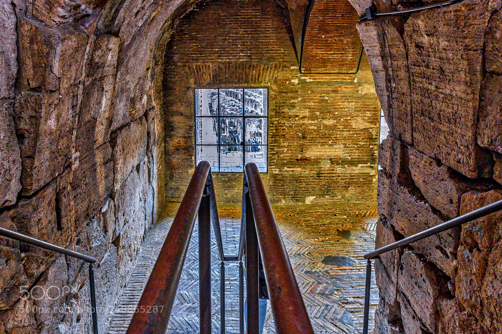 Nikon D4S sample photo. Going down in colosseum photography