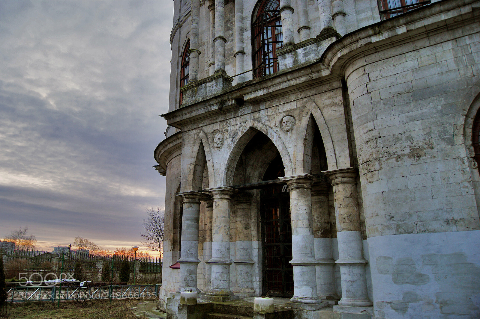 Sony Alpha DSLR-A290 sample photo. Pseudo-gothic church in bykovo photography