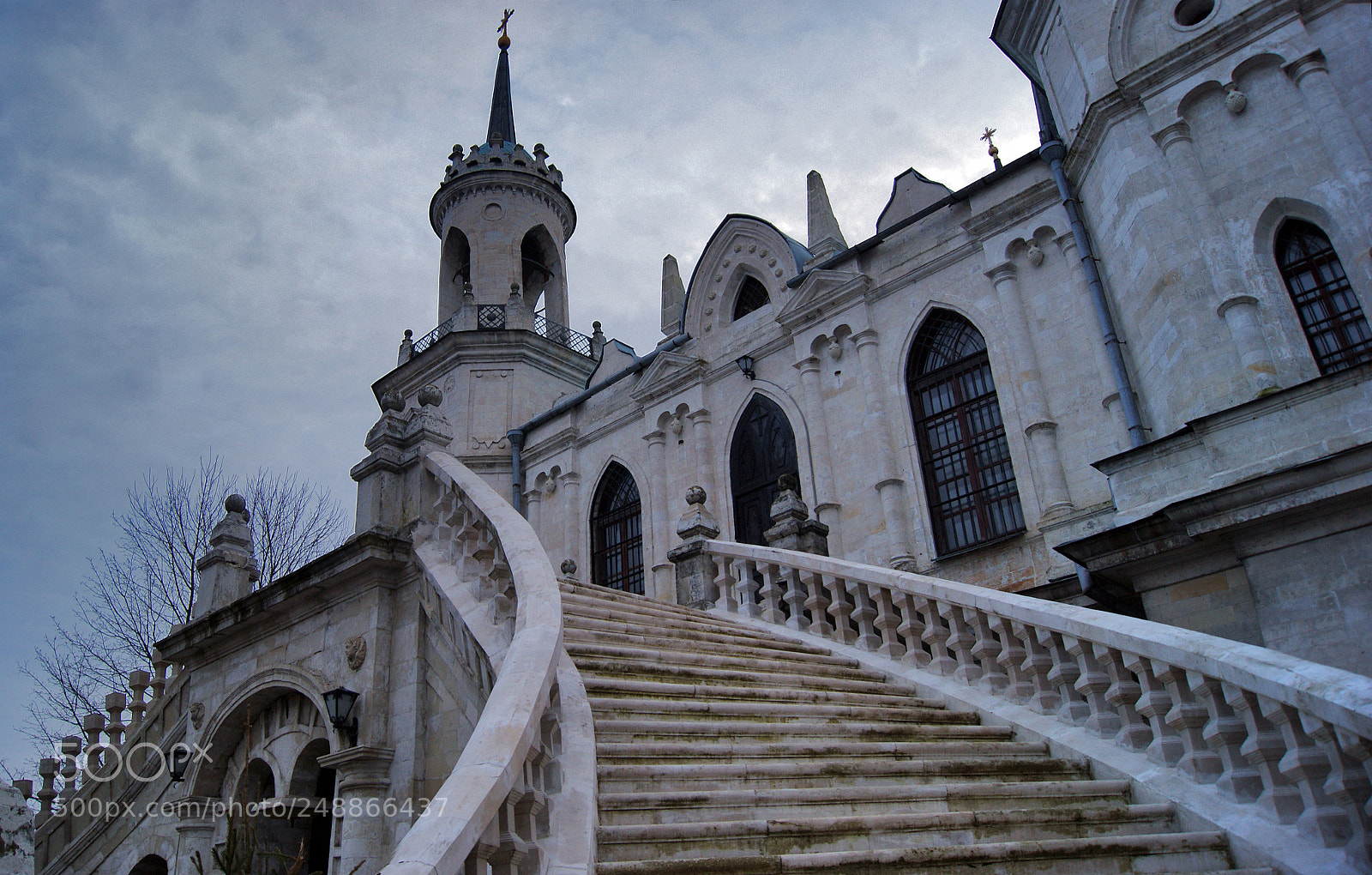 Sony Alpha DSLR-A290 sample photo. Pseudo-gothic church in bykovo photography