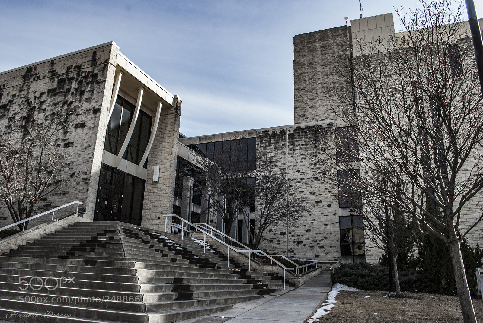 Nikon D60 sample photo. Chalmers hall, kansas state photography
