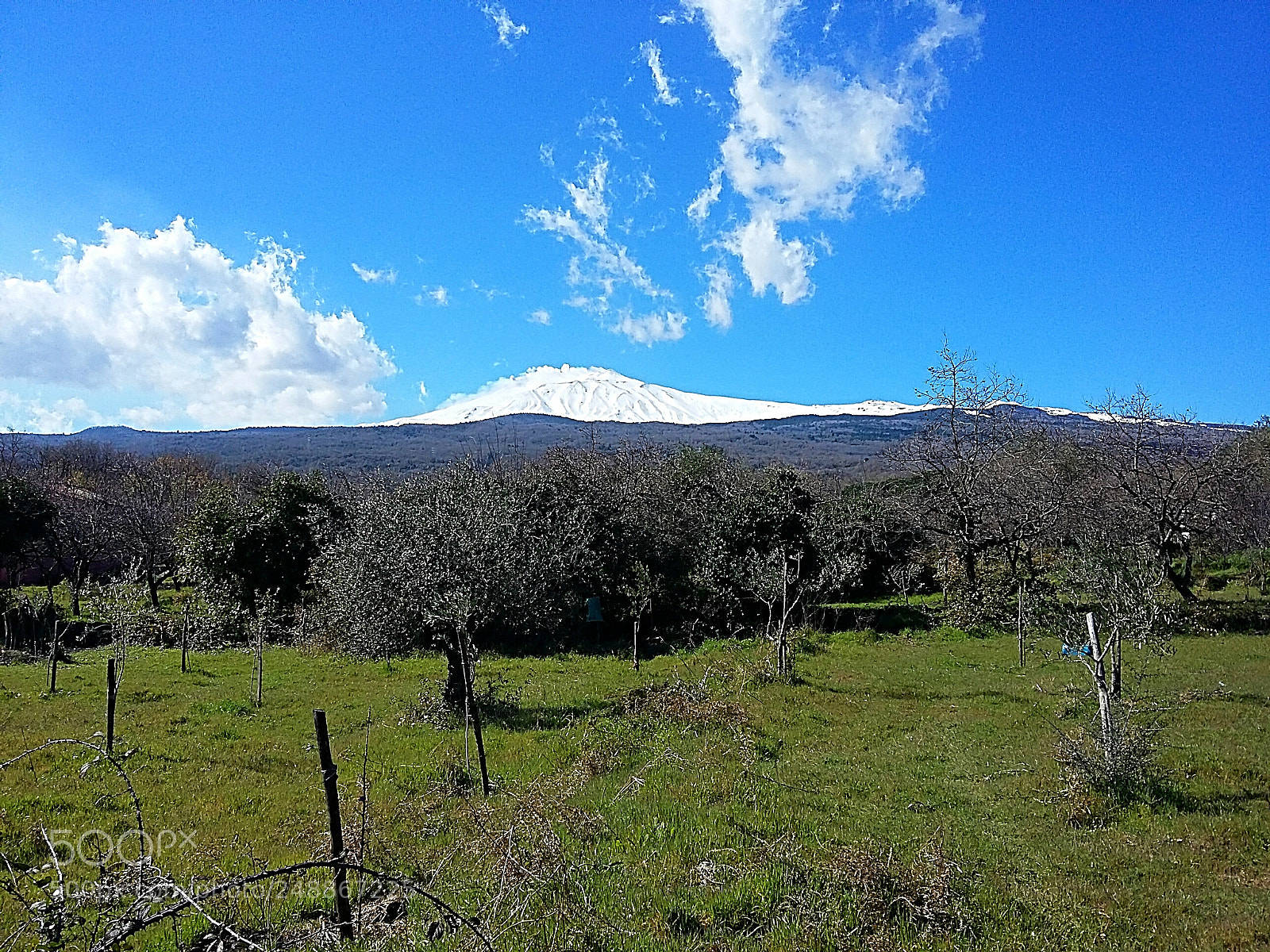 Samsung Galaxy Grand Prime sample photo. Sicily etna seen from photography