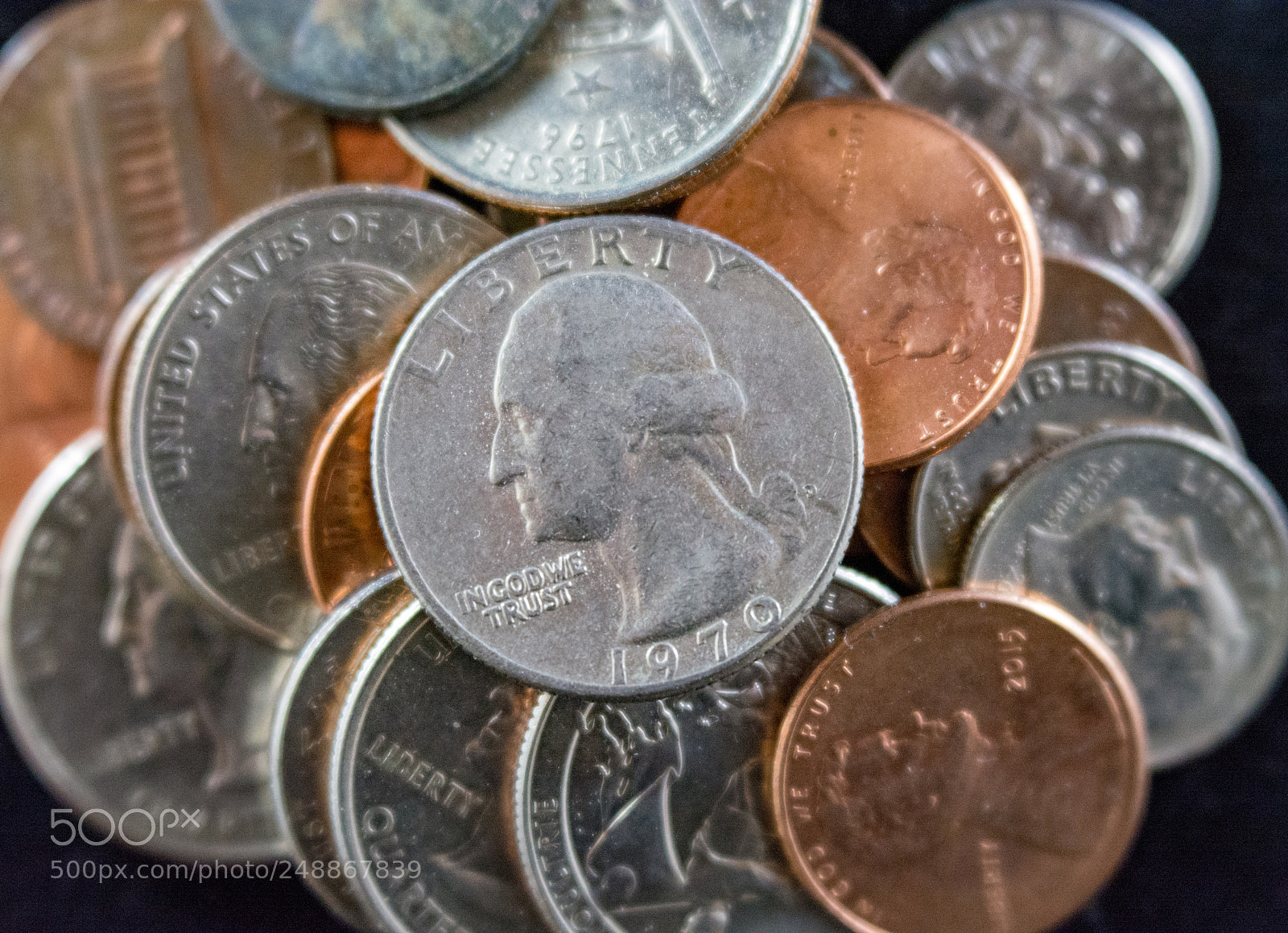 Nikon D7100 sample photo. Coins photography