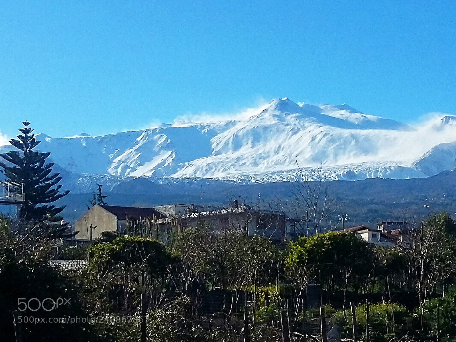 Samsung Galaxy Grand Prime sample photo. Etna seen from trepunti photography