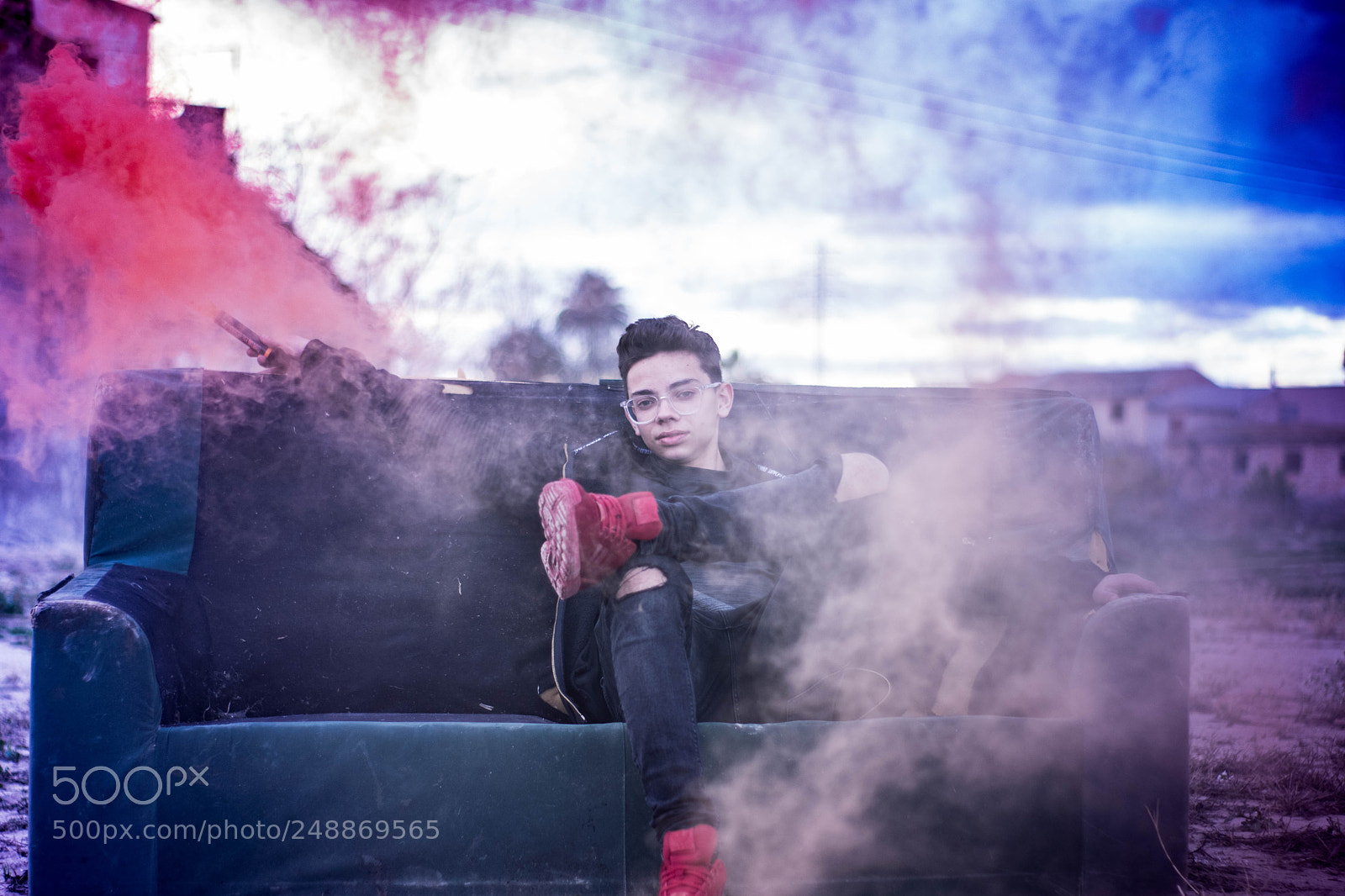 Nikon D3300 sample photo. Smoke on sofa photography