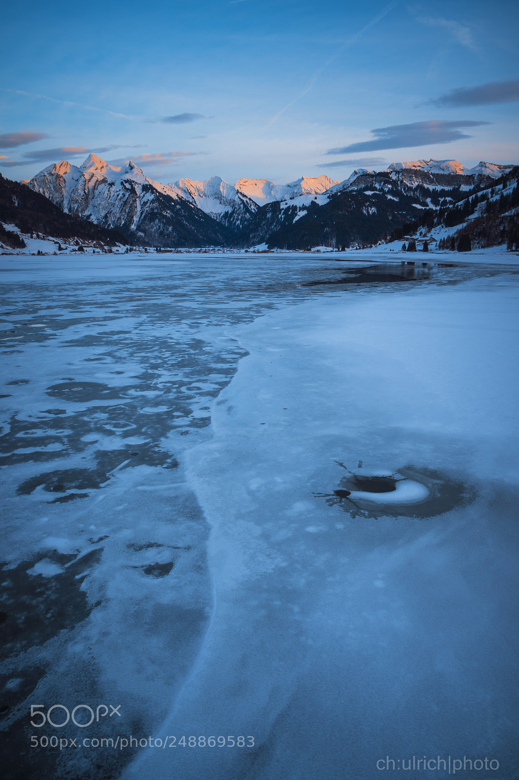 Sony a6500 sample photo. Frozen lake i  photography
