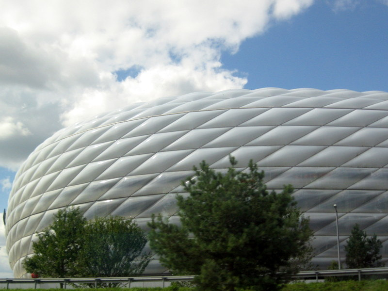 Canon PowerShot A3000 IS sample photo. El allianz arena munich photography