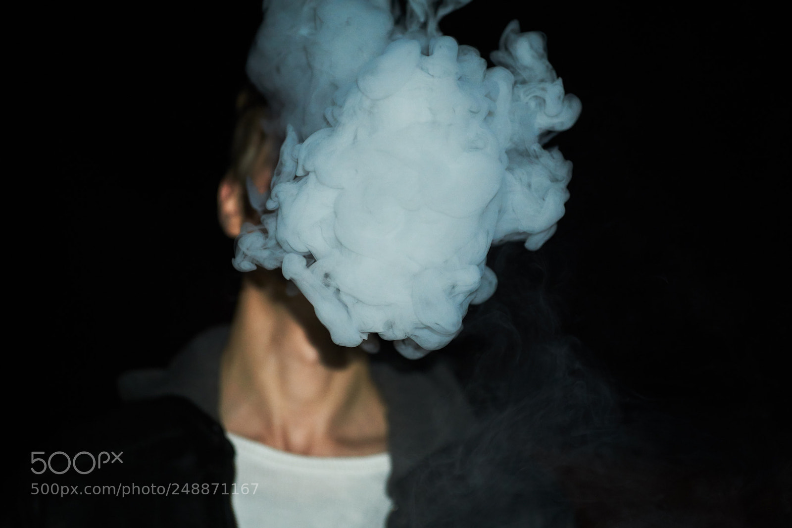 Sony a6000 sample photo. Smoking photography