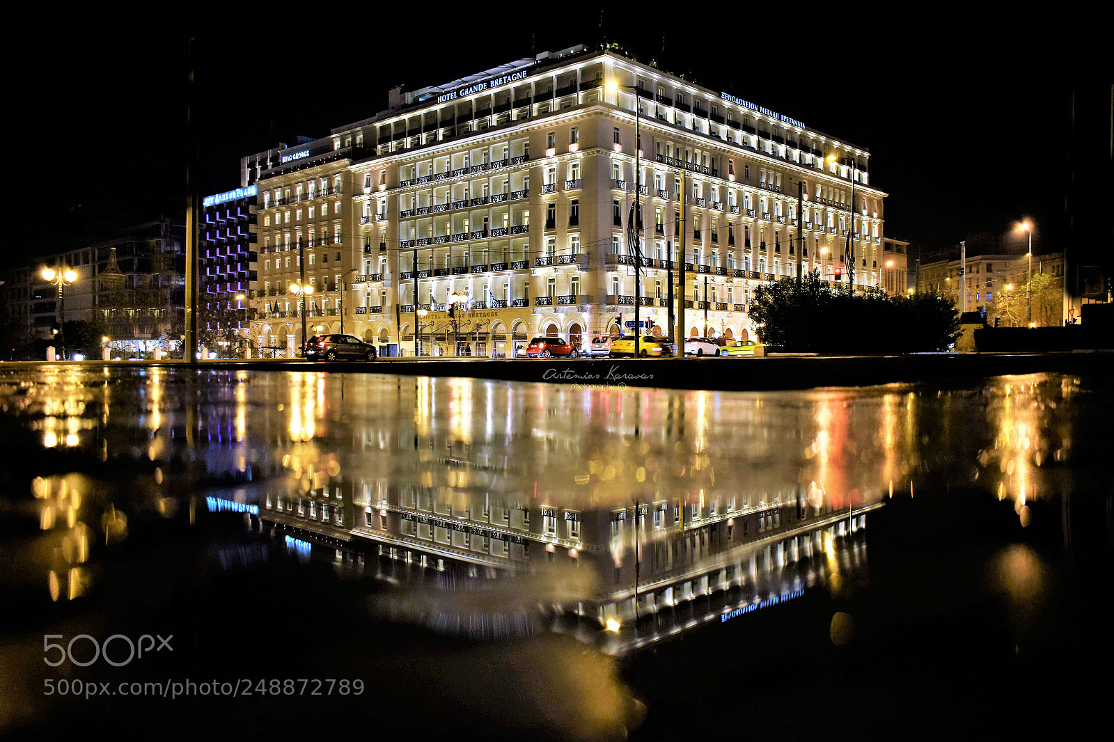 Nikon D5300 sample photo. Hotel grande bretagne ,athens . photography