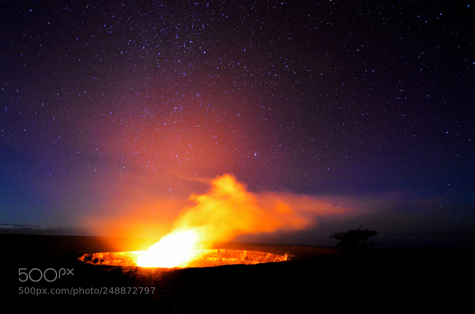 Nikon D5100 sample photo. Fire & stars photography