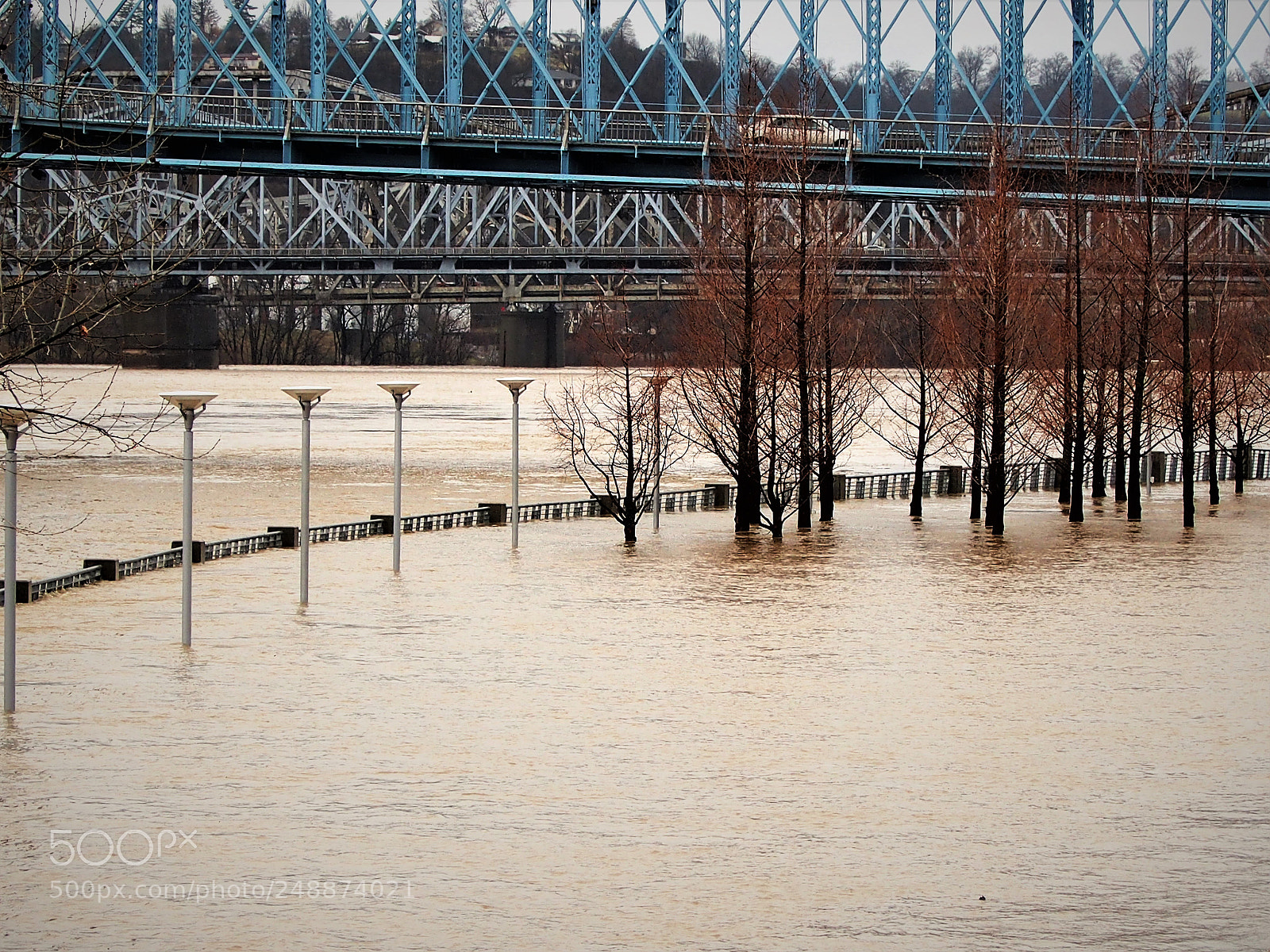 Olympus OM-D E-M5 sample photo. Flooded park near ohio photography