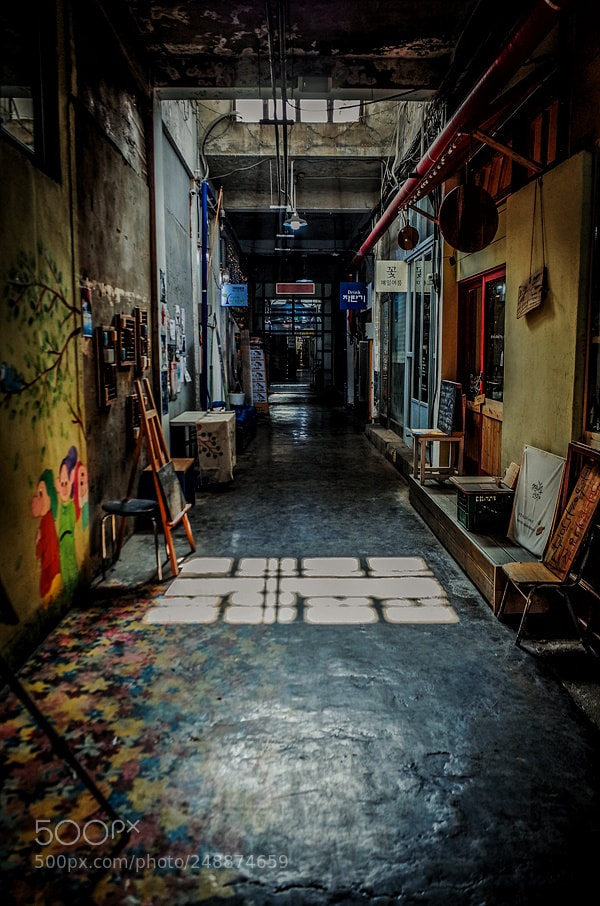 Ricoh GR sample photo. An alley in the photography