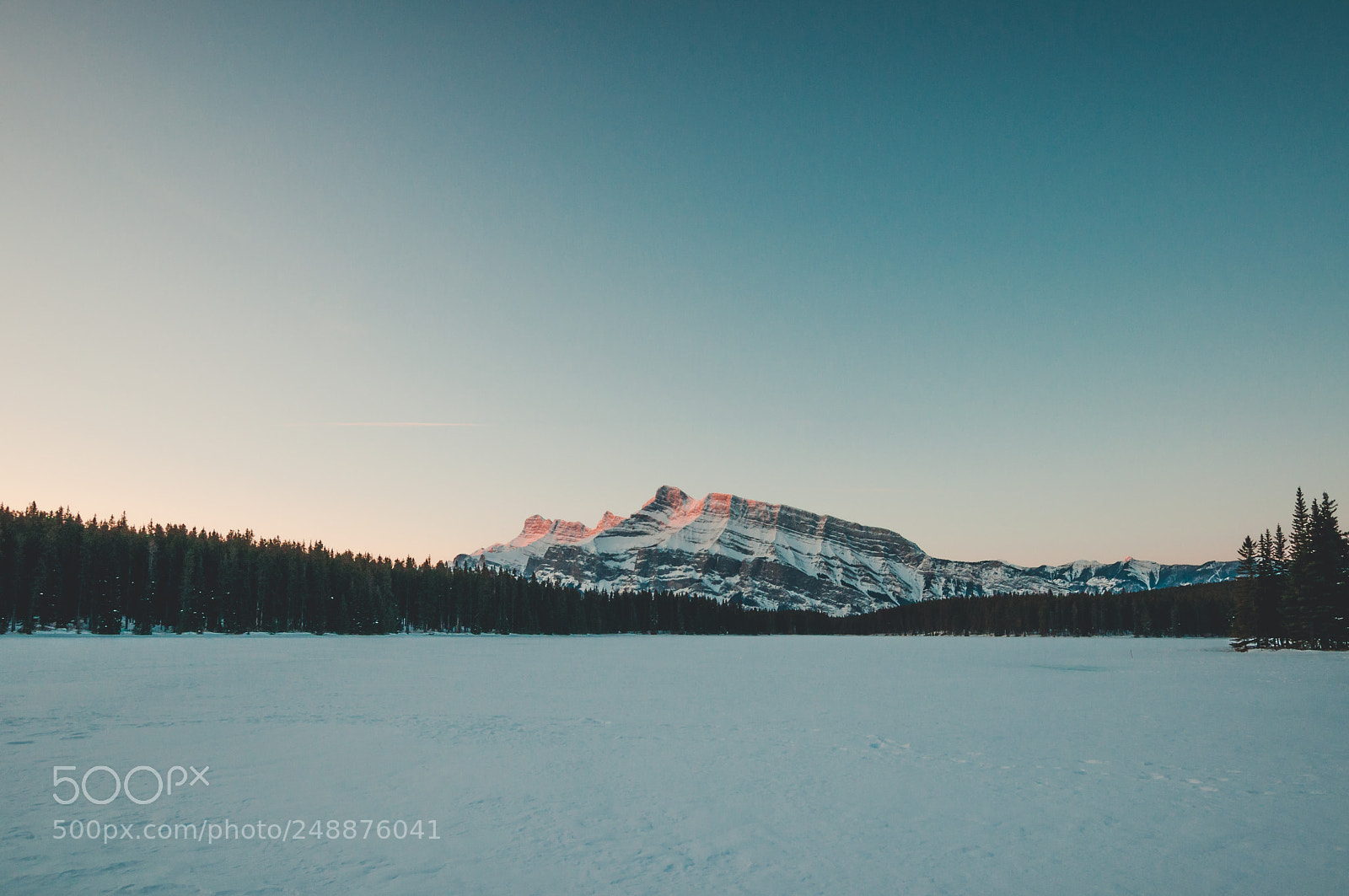 Nikon D5000 sample photo. Two jack lake photography