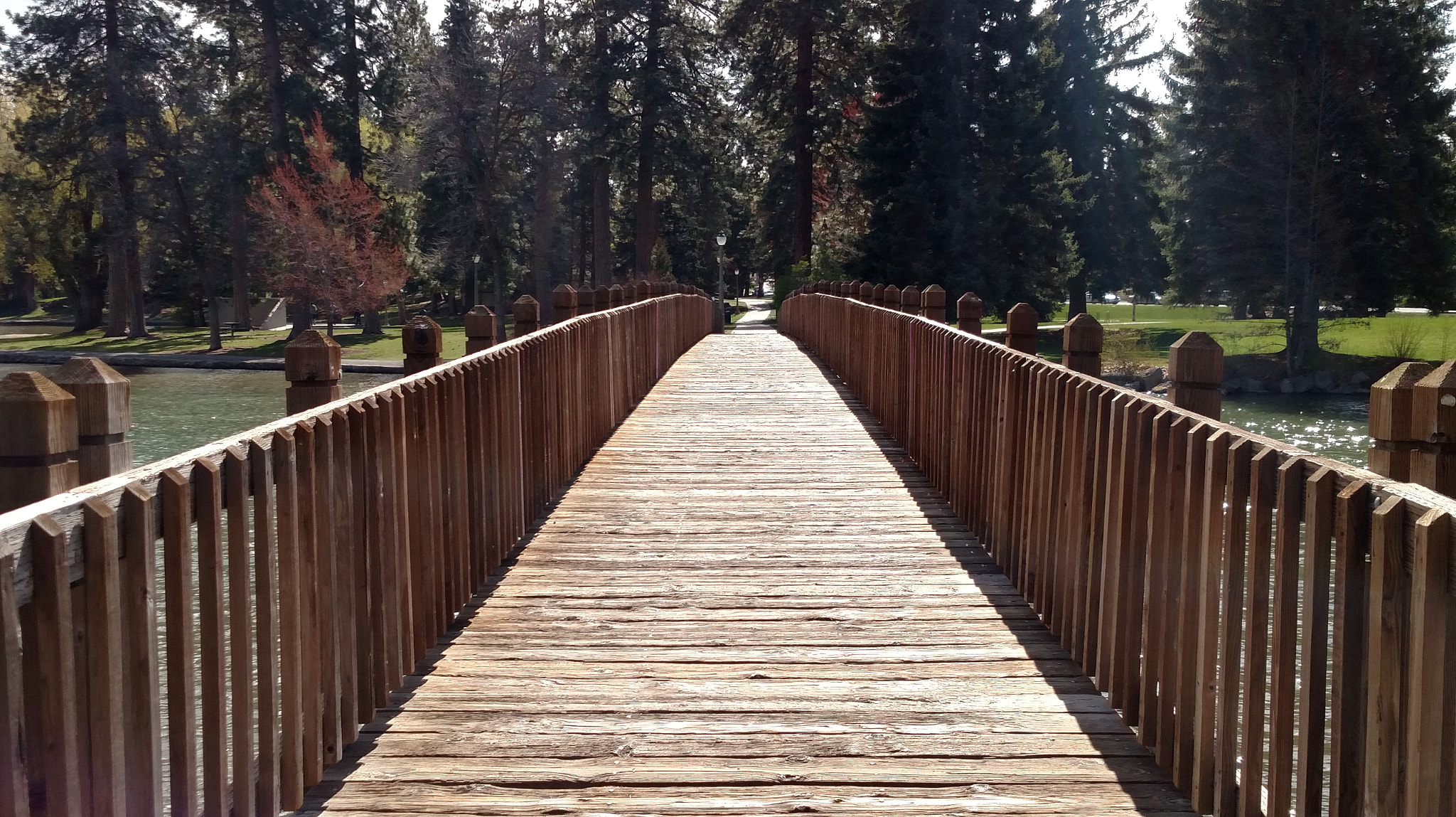 Motorola Droid Turbo sample photo. Drake park foot bridge photography