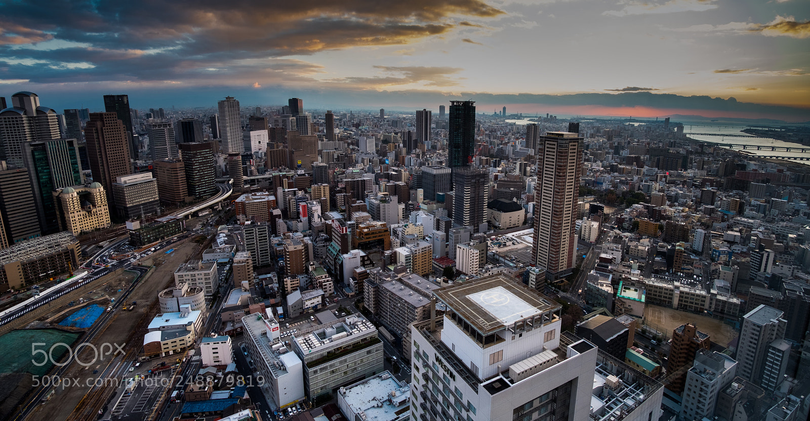 Fujifilm X-T20 sample photo. Osaka cityscape photography
