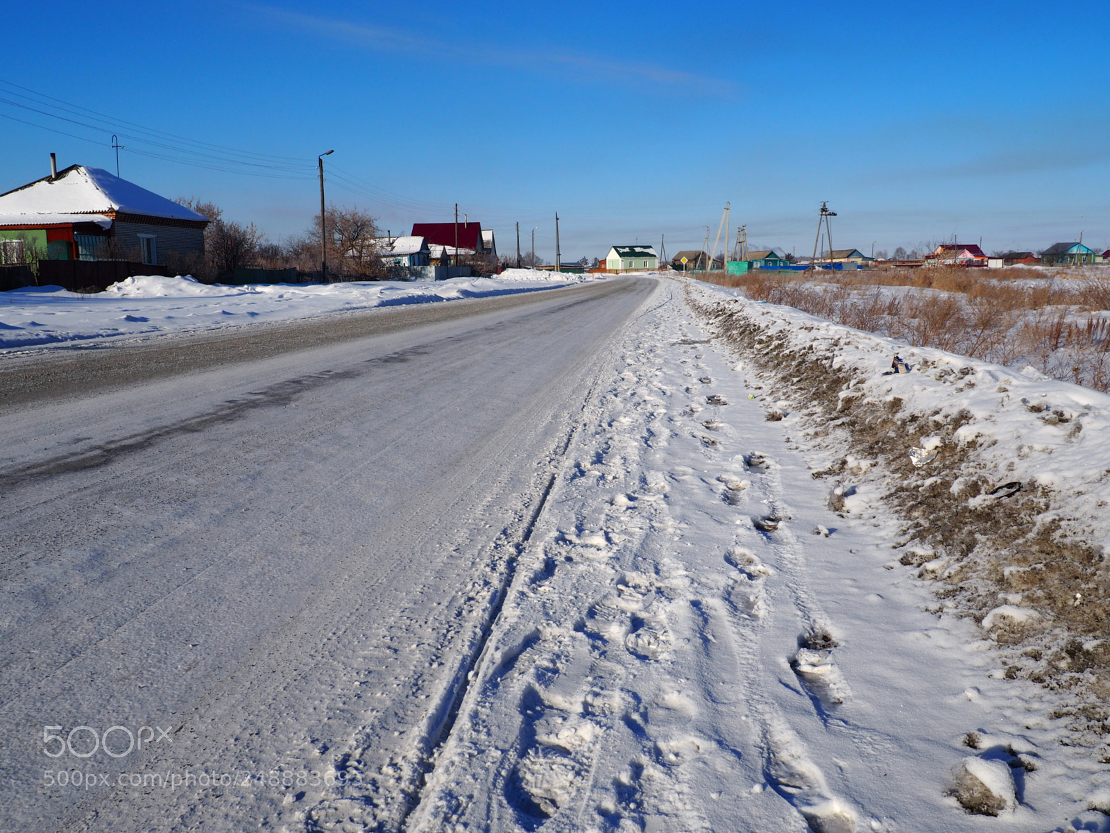 Olympus OM-D E-M10 II sample photo. село улица photography