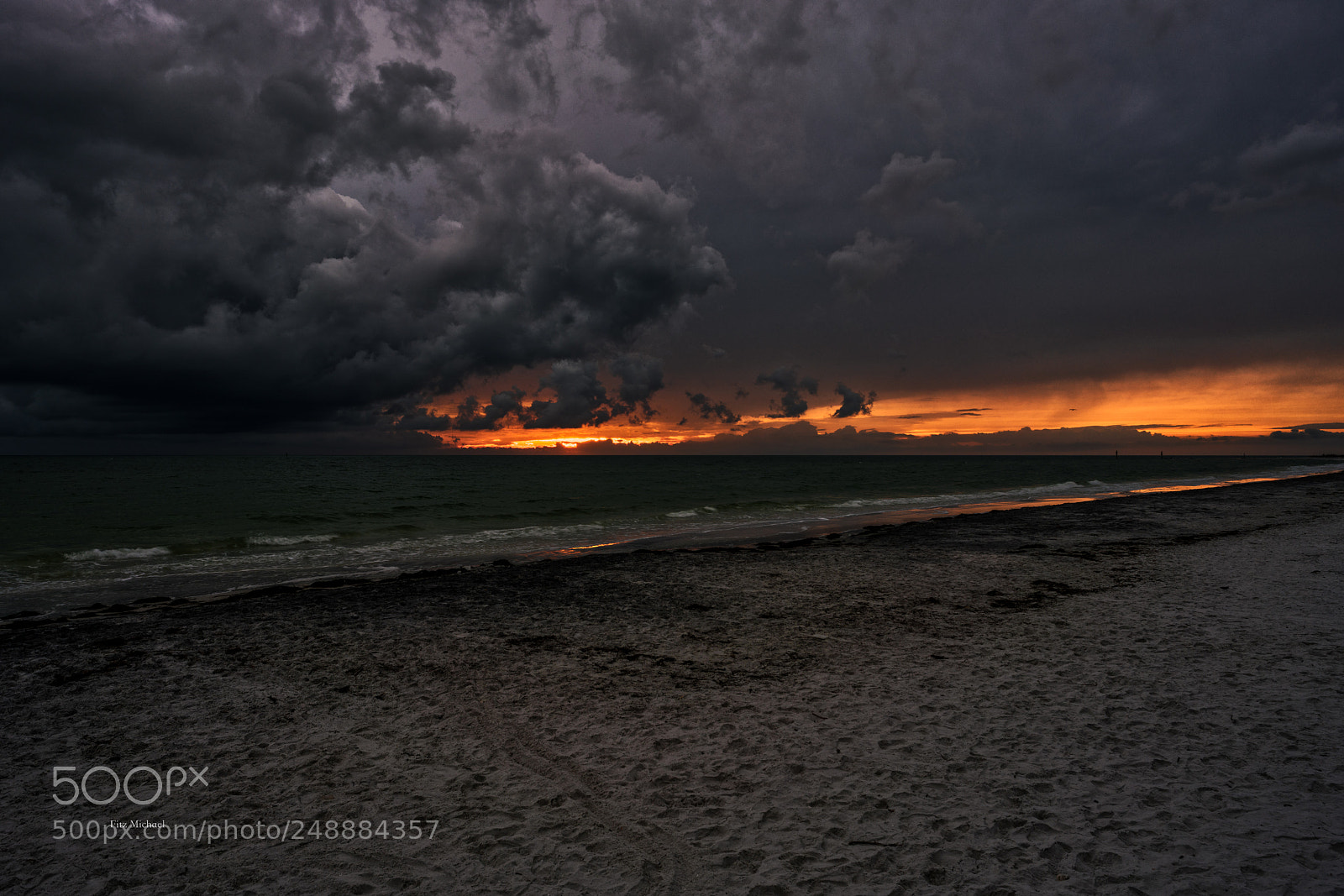 Sony a7R III sample photo. Sunset and storm clouds photography