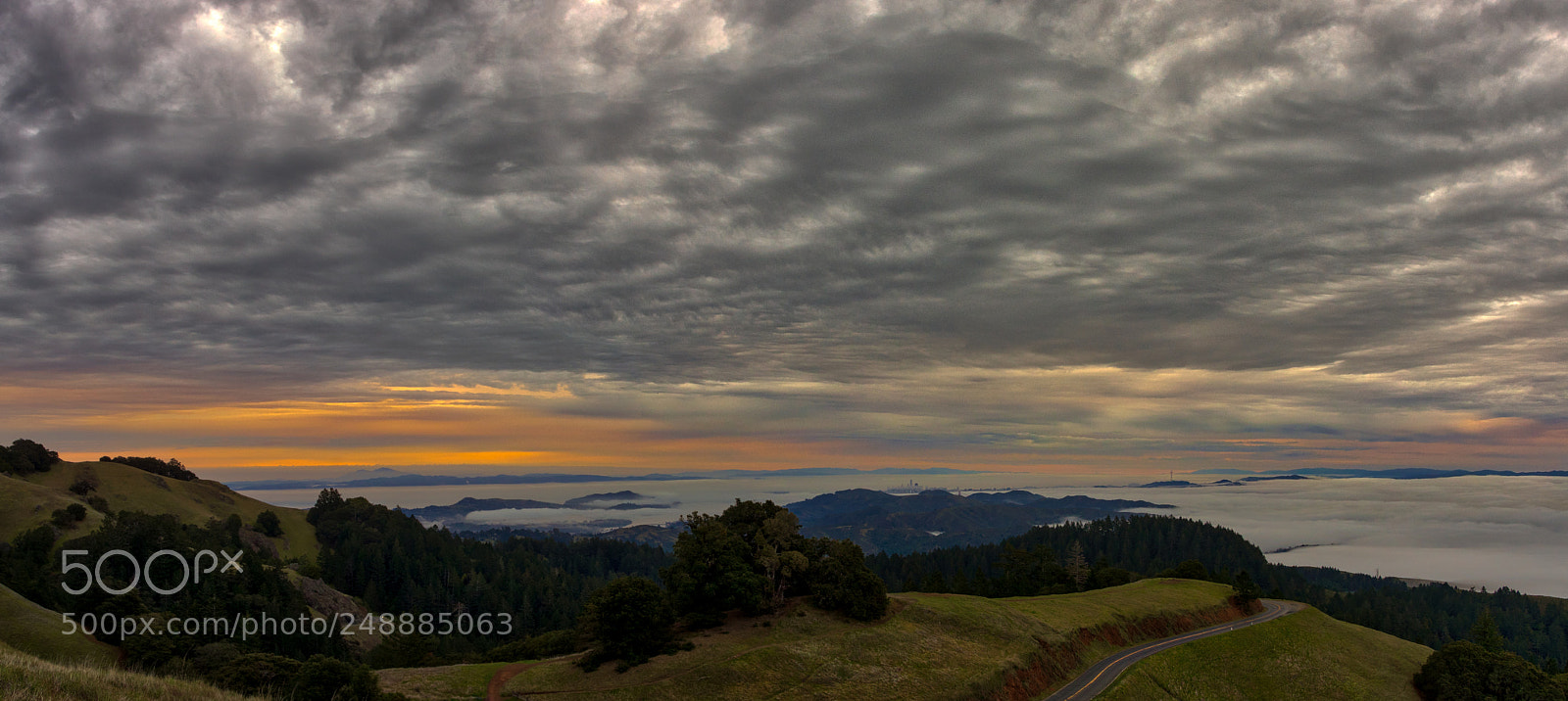 Pentax K-3 II sample photo. Sunrise - mt tamalpais photography