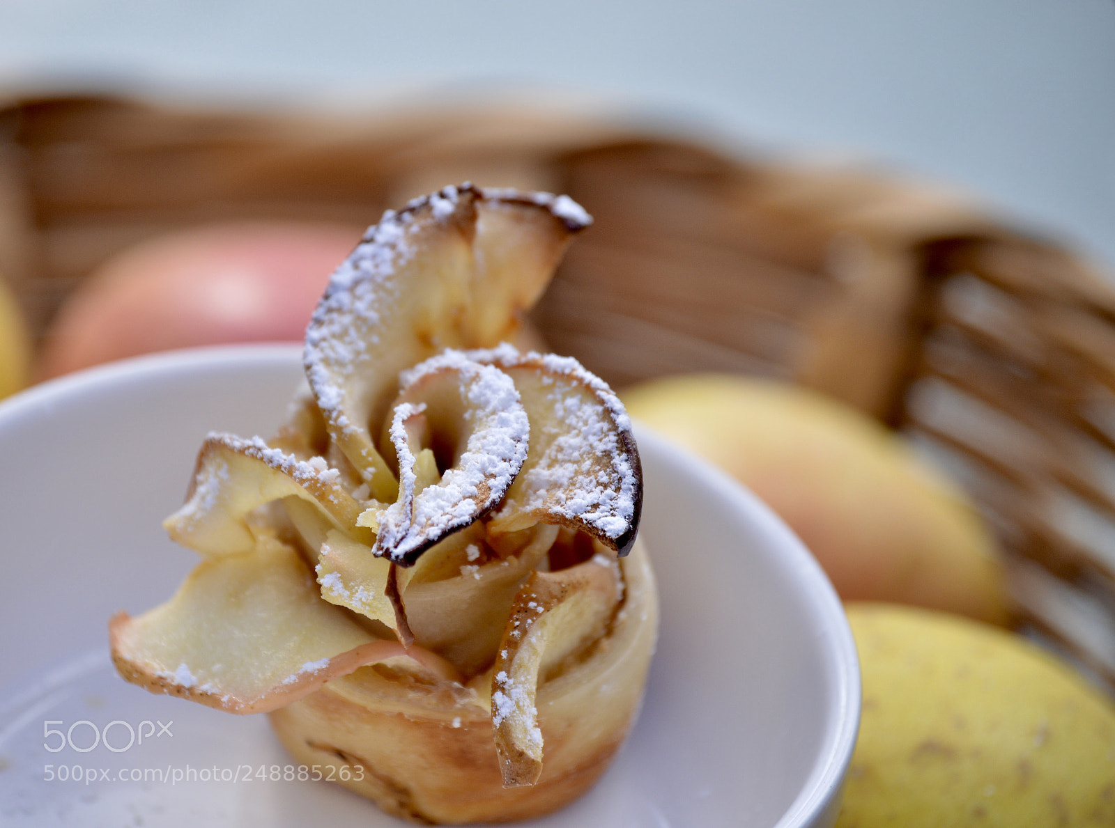 Nikon D3200 sample photo. Apple tart photography