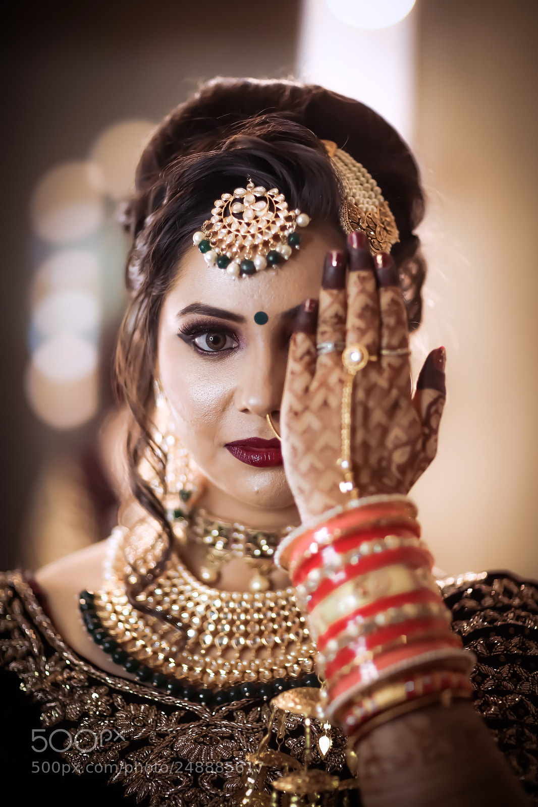 Canon EOS 5D Mark IV sample photo. Indian bridal portrait photography