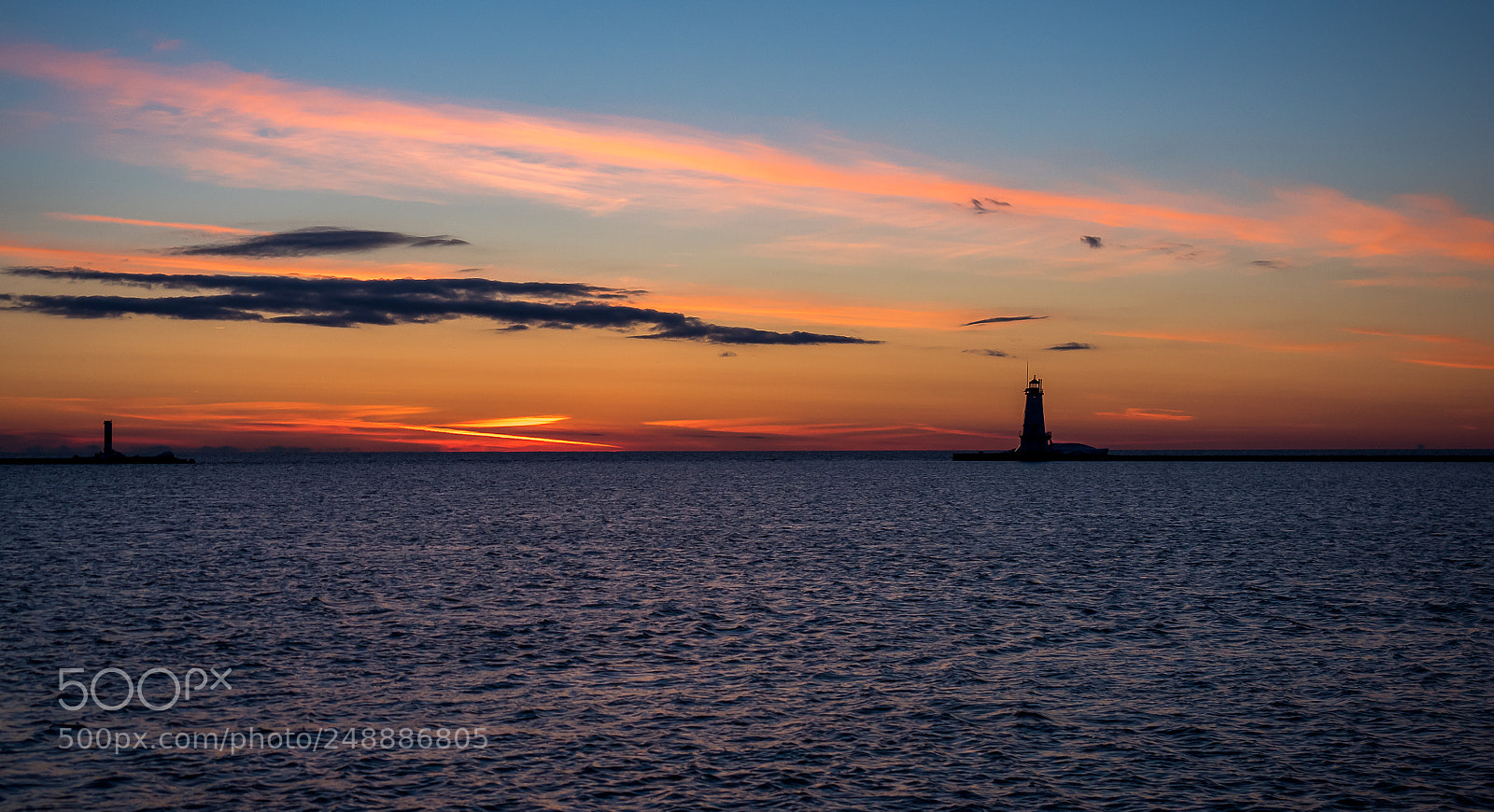 Olympus OM-D E-M5 II sample photo. Sunset in ludington photography