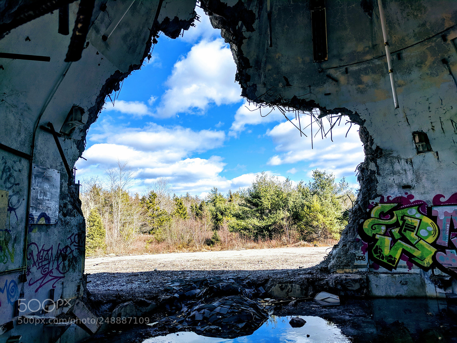 Google Nexus 6P sample photo. Abandoned teleglobe satellite station photography