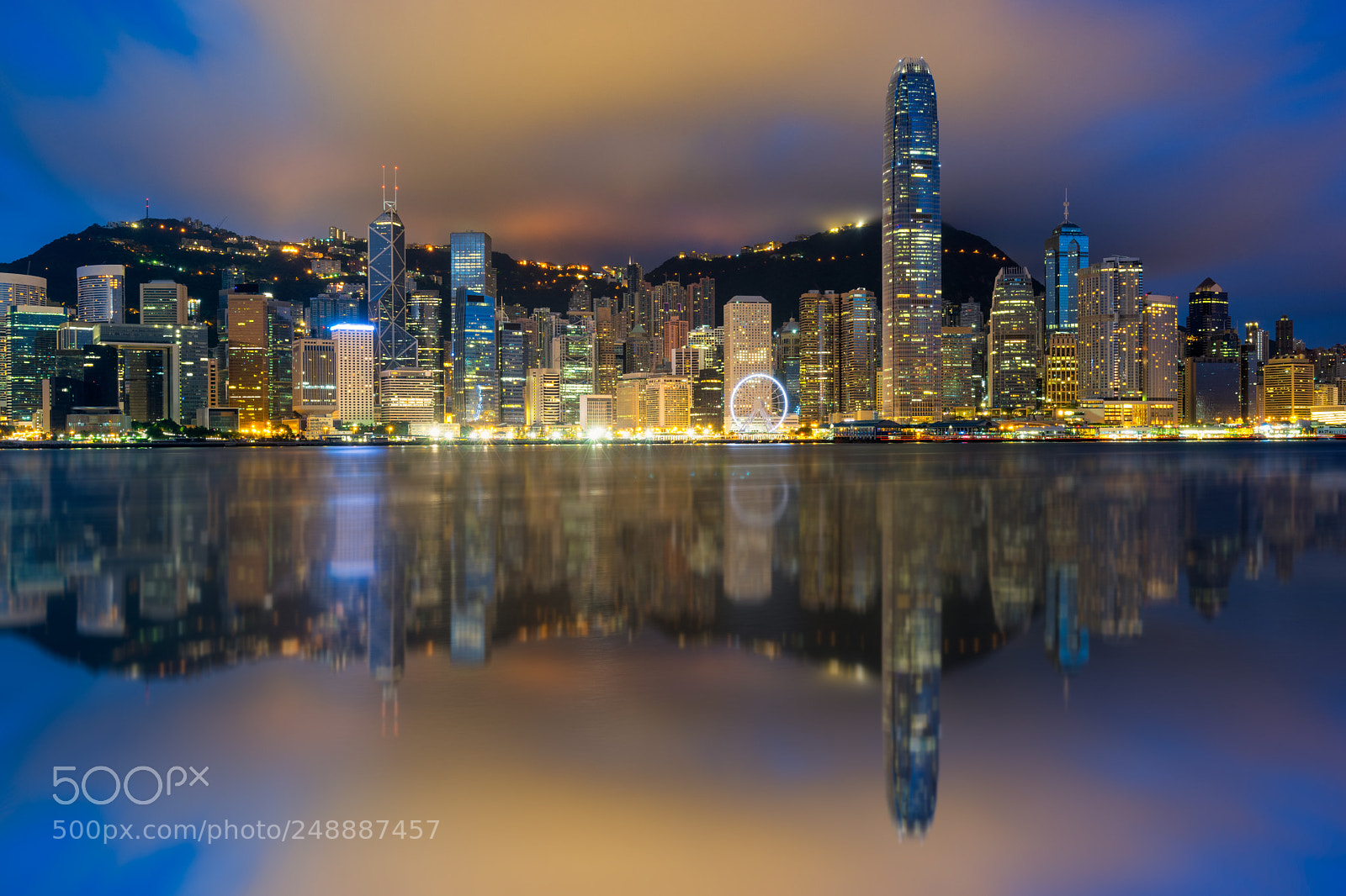 Sony a7 sample photo. Hong kong city skyline photography