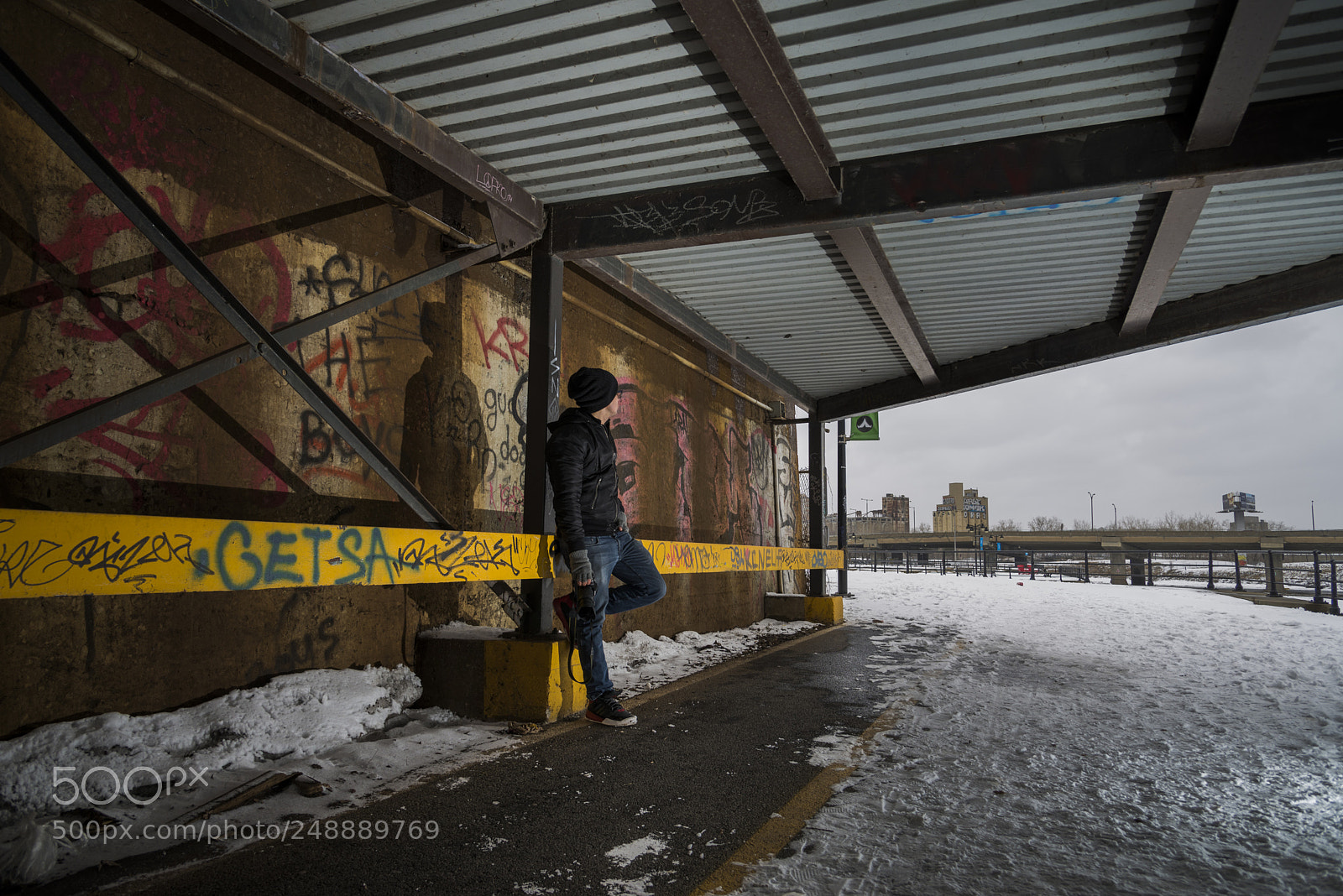 Nikon D610 sample photo. Snowy day photography