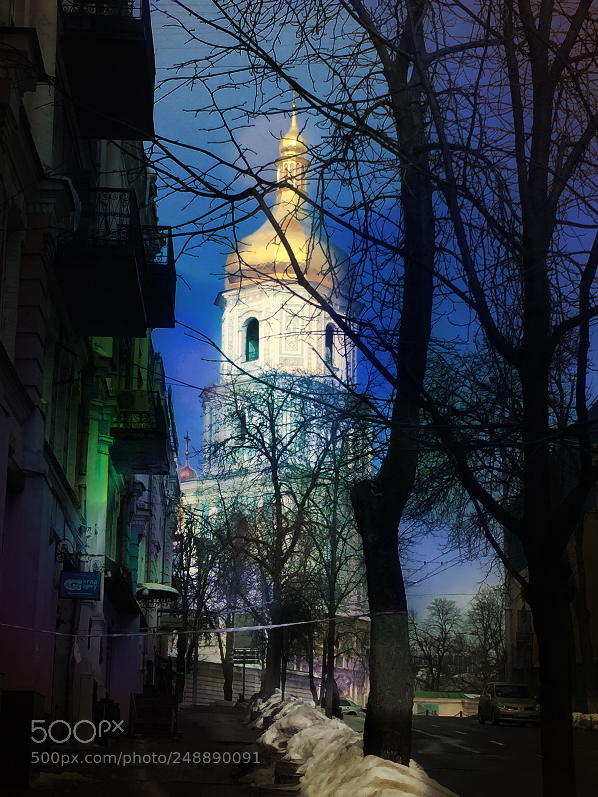 Apple iPhone 6 sample photo. Kiev neighbor church photography