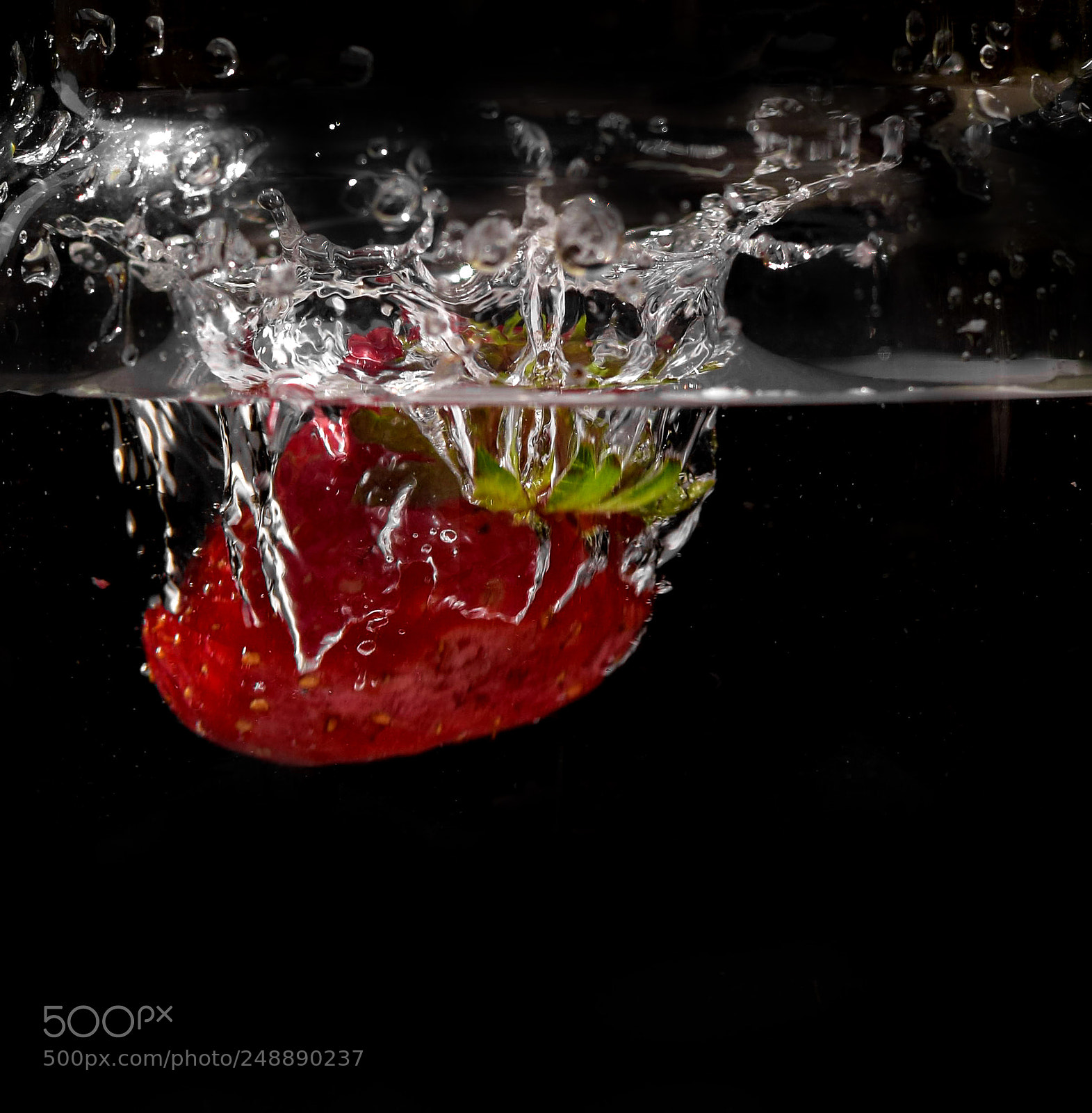 Nikon D3300 sample photo. Strawberry macro closeup photography