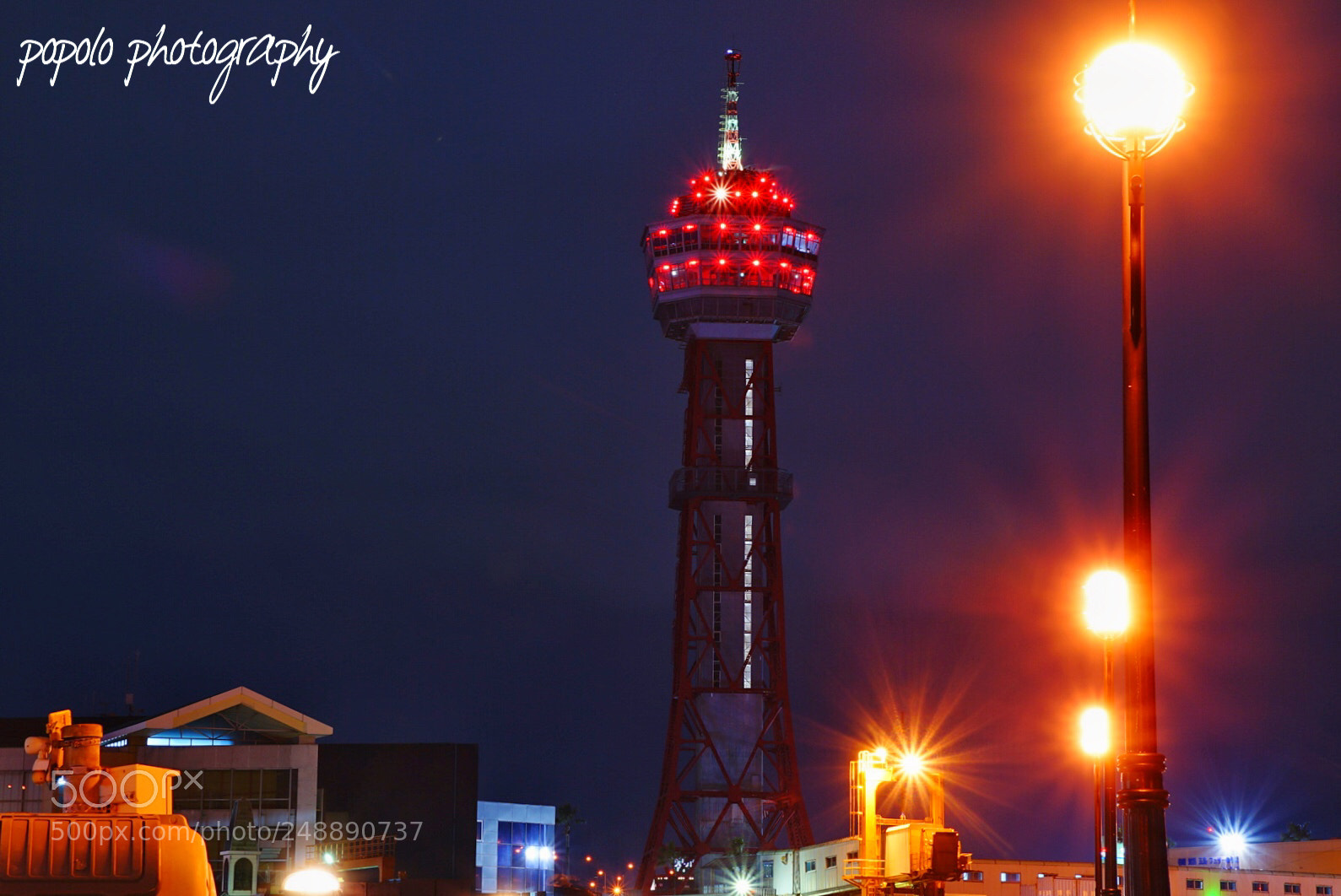 Sony a7 II sample photo. Hakata tower photography