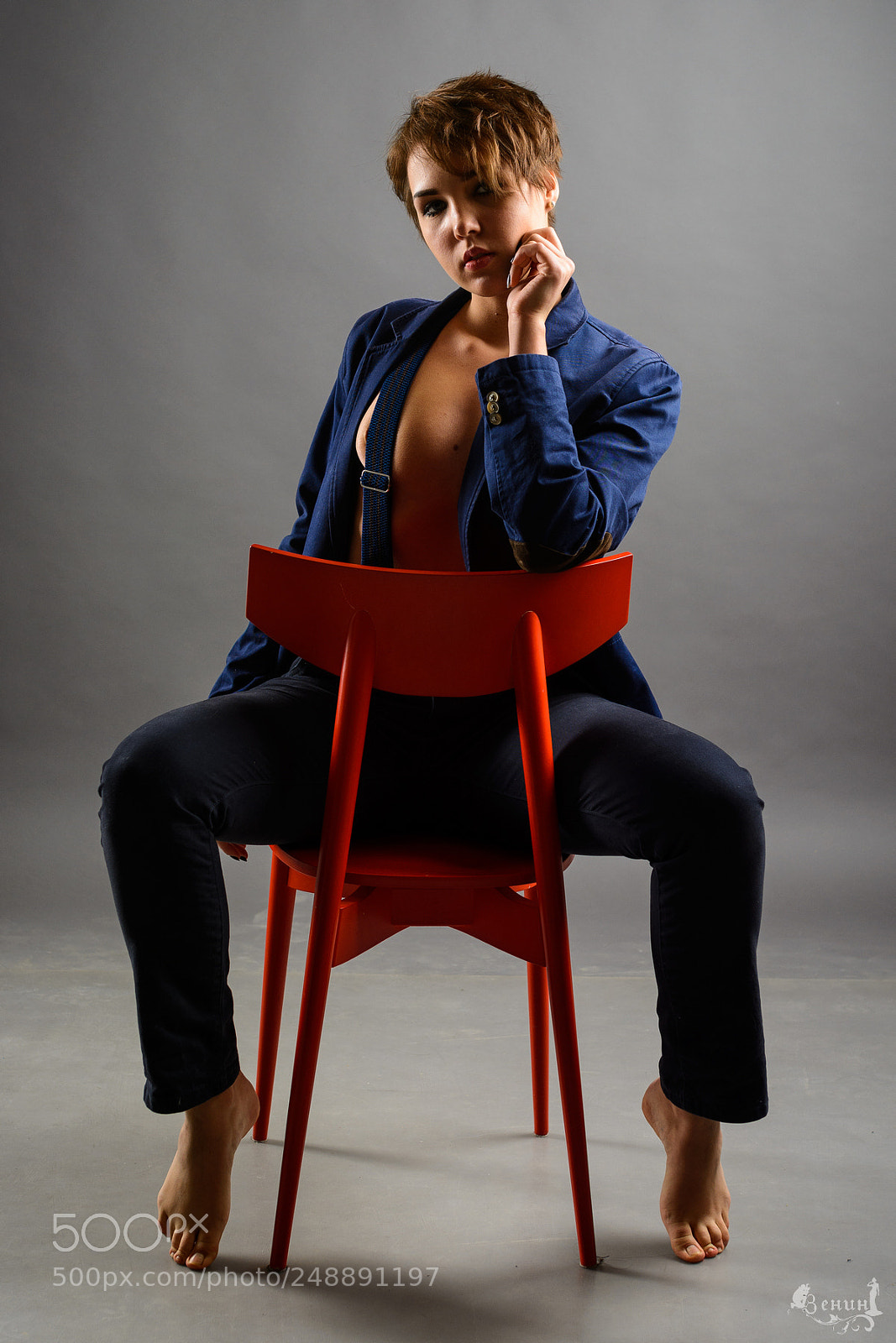 Nikon D7100 sample photo. On red chair photography