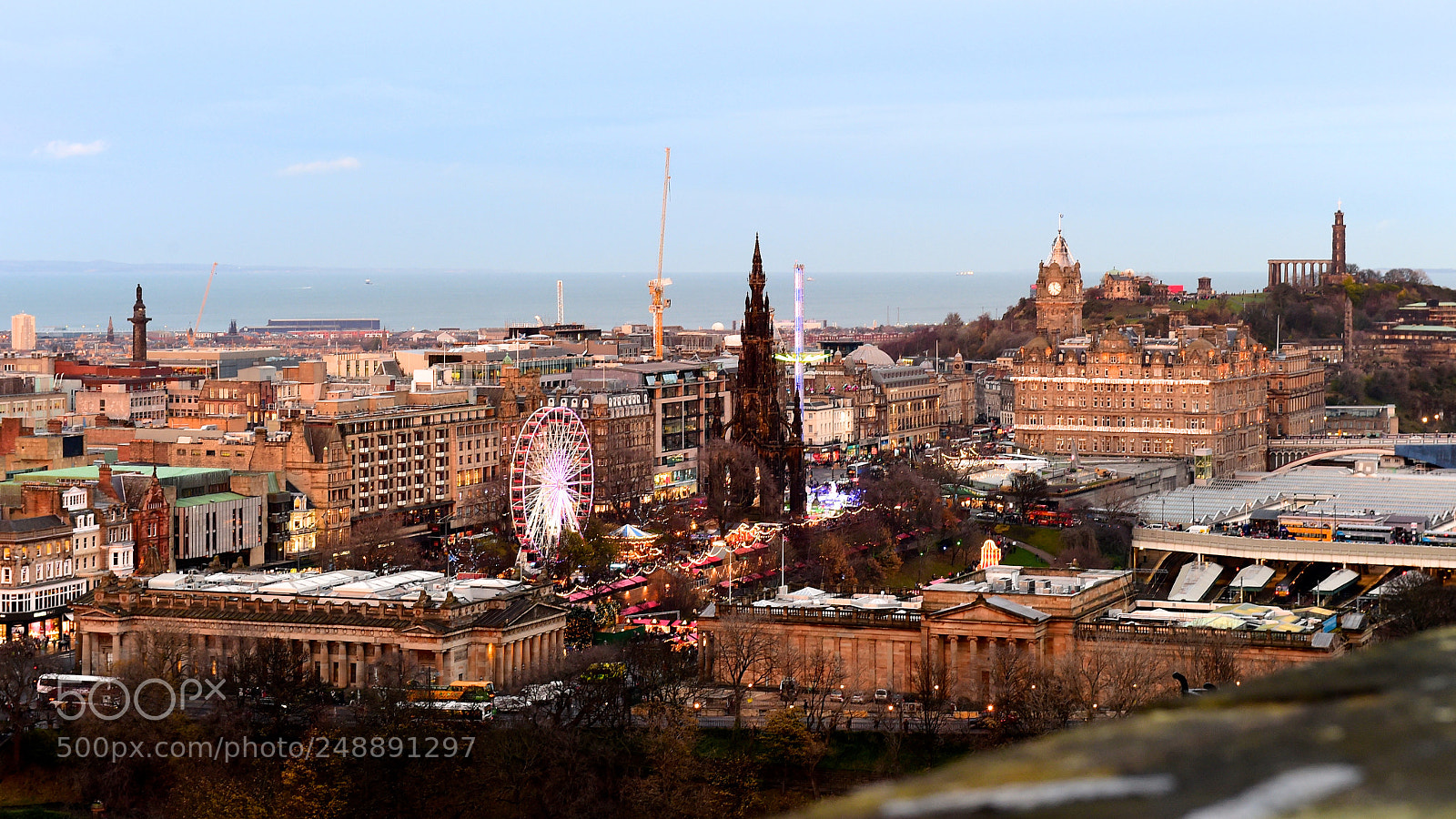 Nikon D4S sample photo. Christmas market in edinburgh 2017 photography