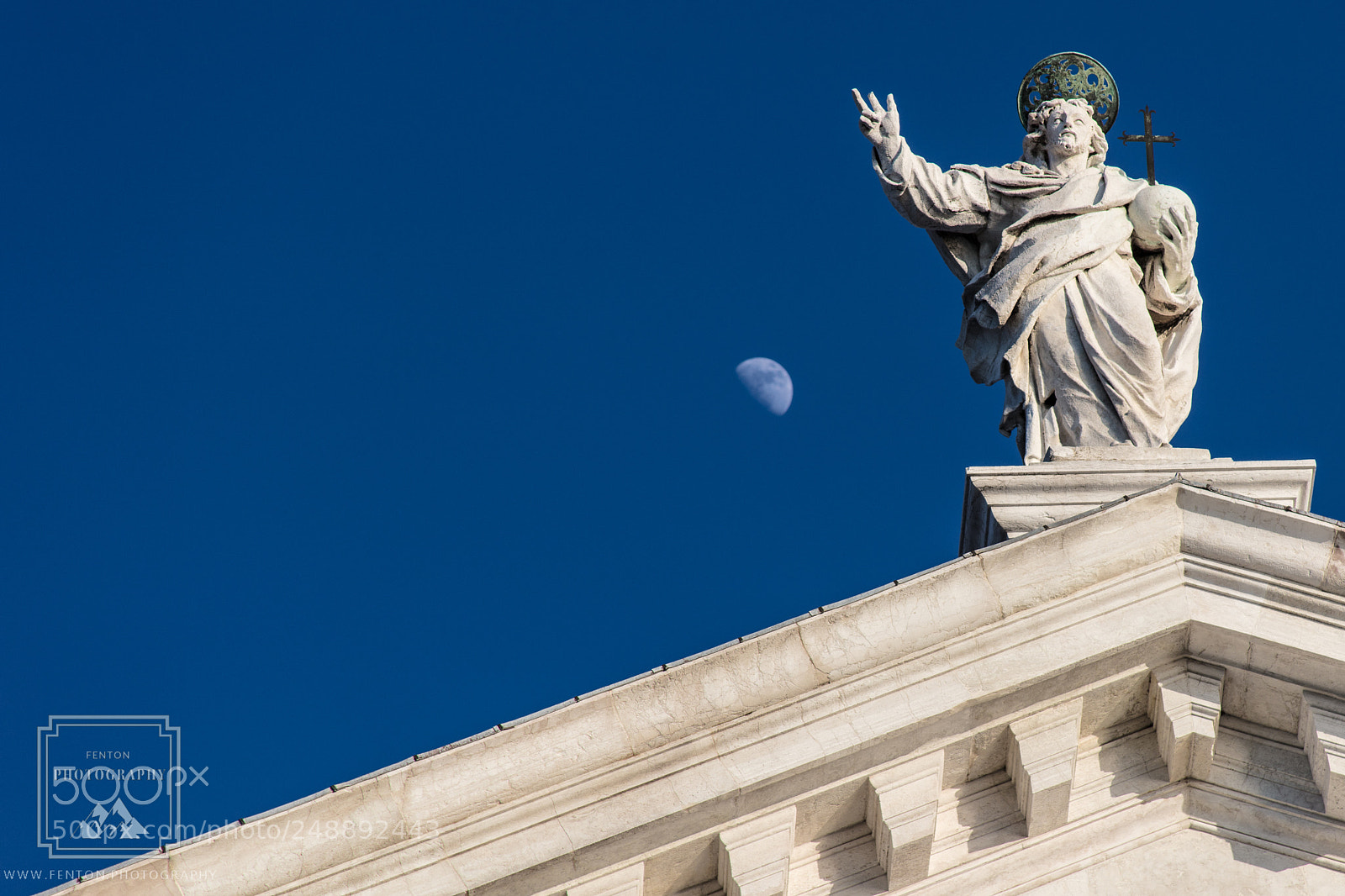 Canon EOS 5DS R sample photo. Moonrise over san giorgio photography
