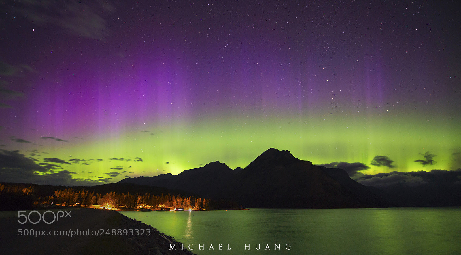 Nikon D600 sample photo. Aurora fountain, lake minnewanka. photography