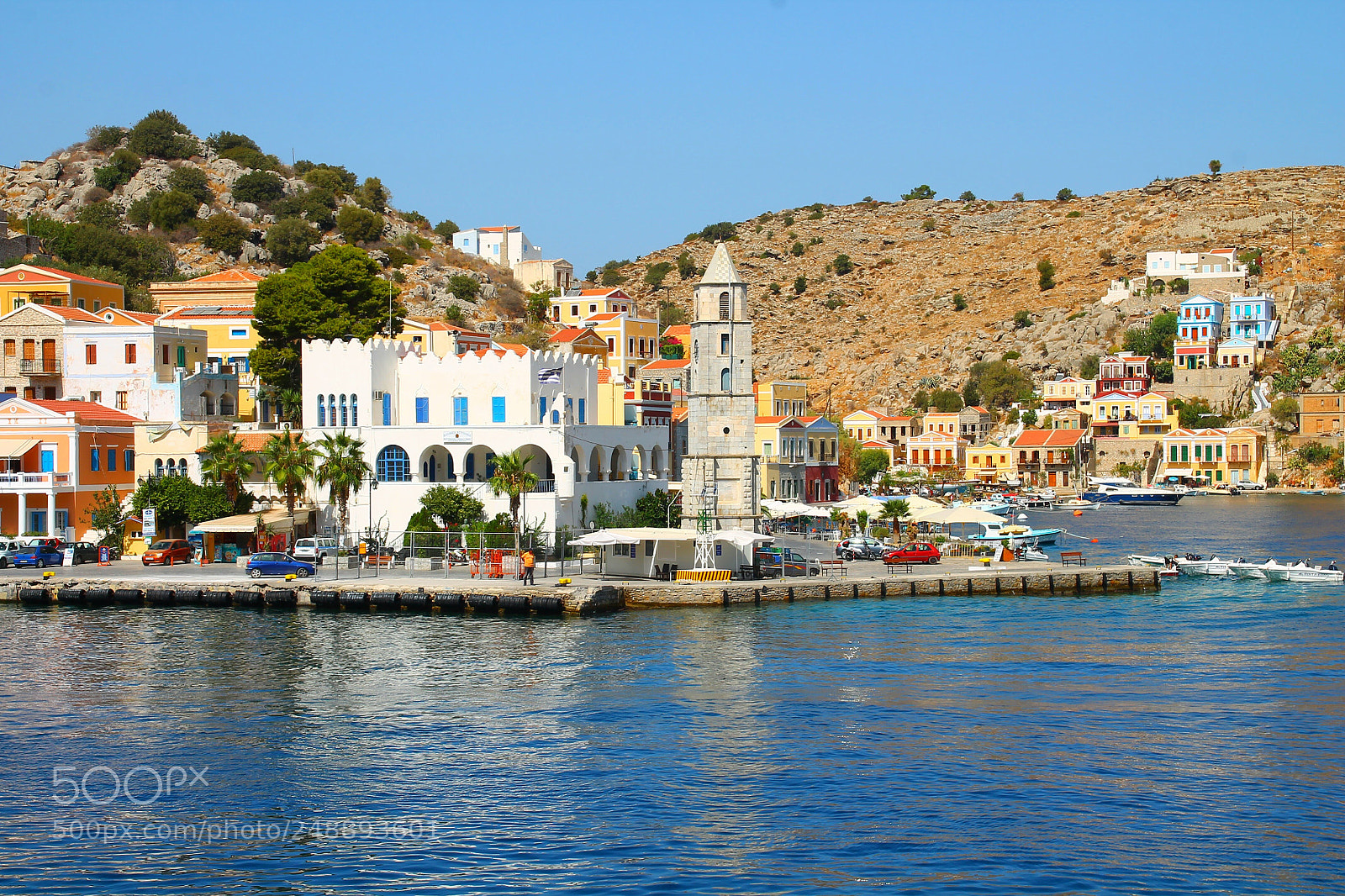 Canon EOS 1100D (EOS Rebel T3 / EOS Kiss X50) sample photo. Symi tower photography