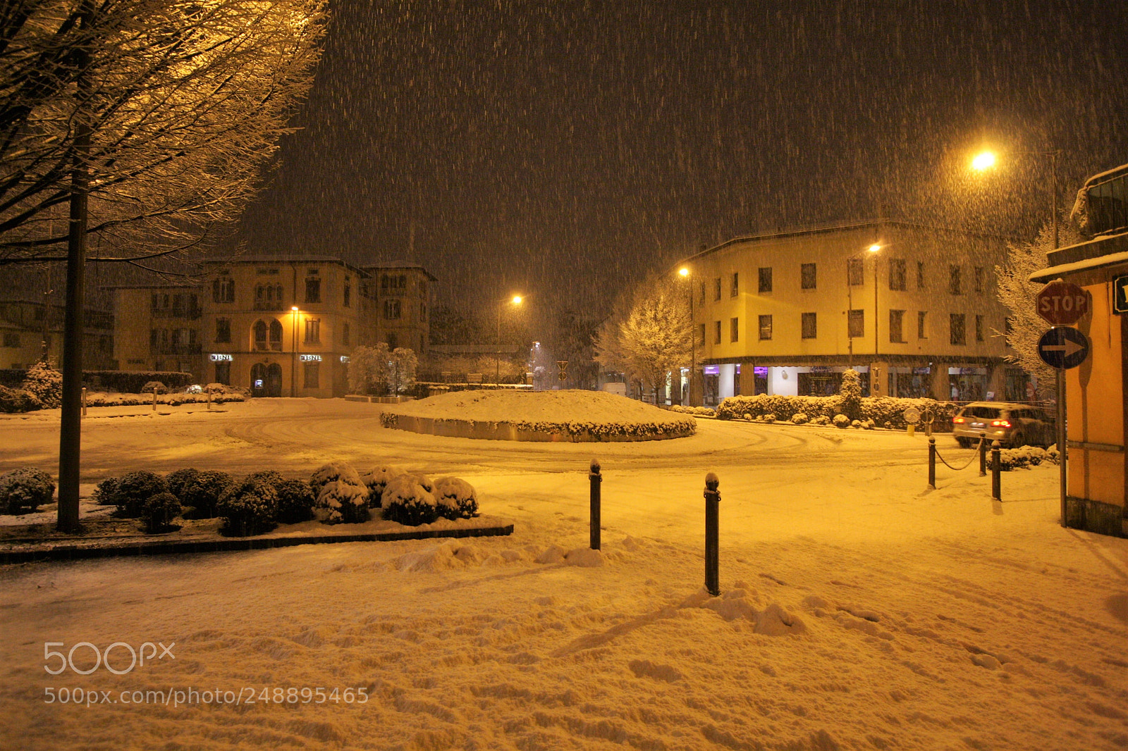 Canon EOS 40D sample photo. Sarnico by night photography
