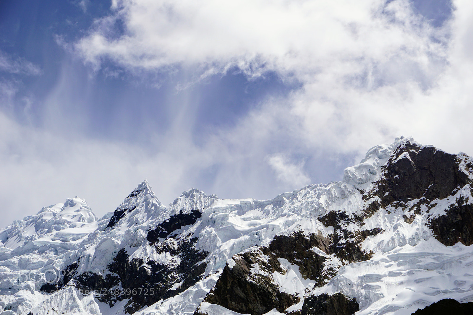 Sony a6000 sample photo. Snow capped peaks (sunny) photography