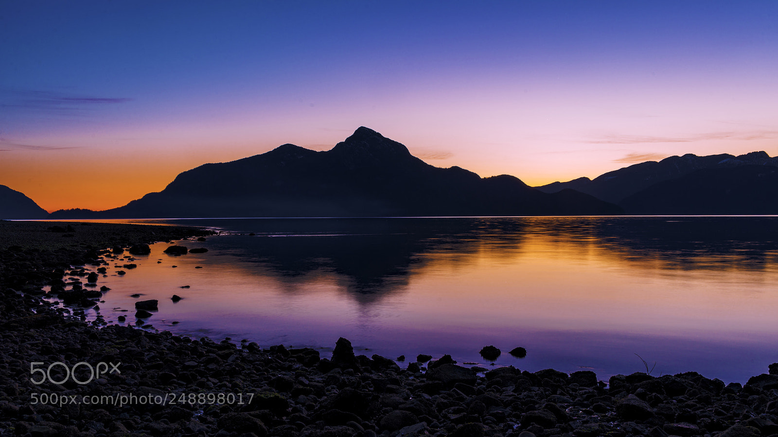 Nikon D610 sample photo. Sunset at porteau cove photography