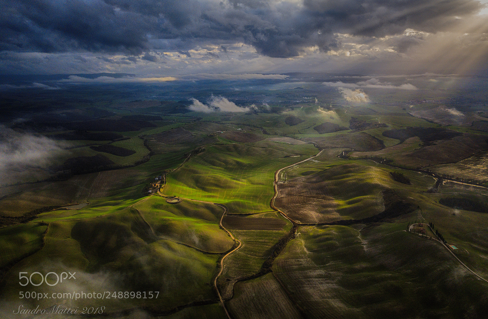 DJI FC220 sample photo. Crete senesi photography