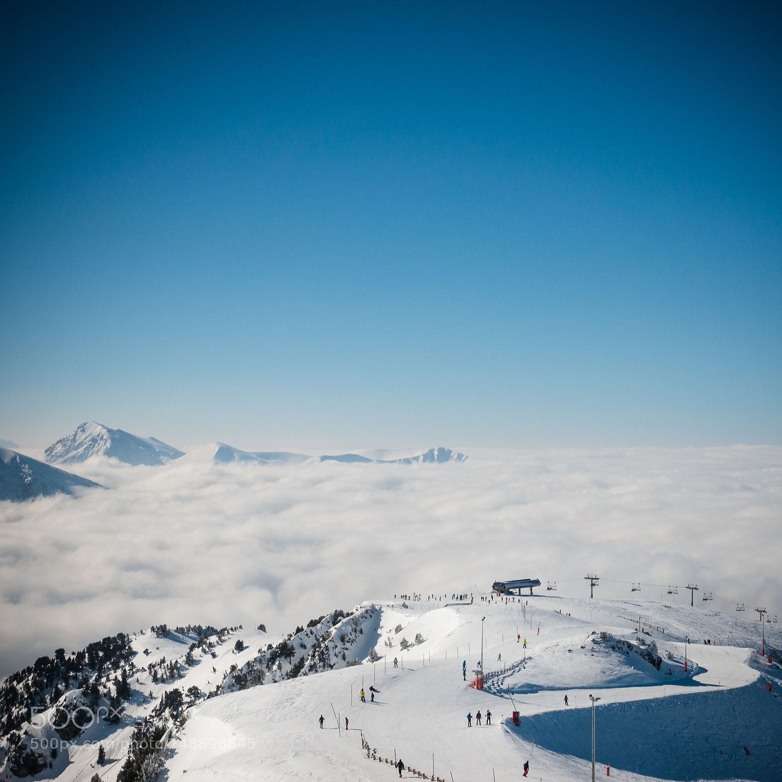 Sony DSC-RX100M5 sample photo. Winter in alps mountains photography