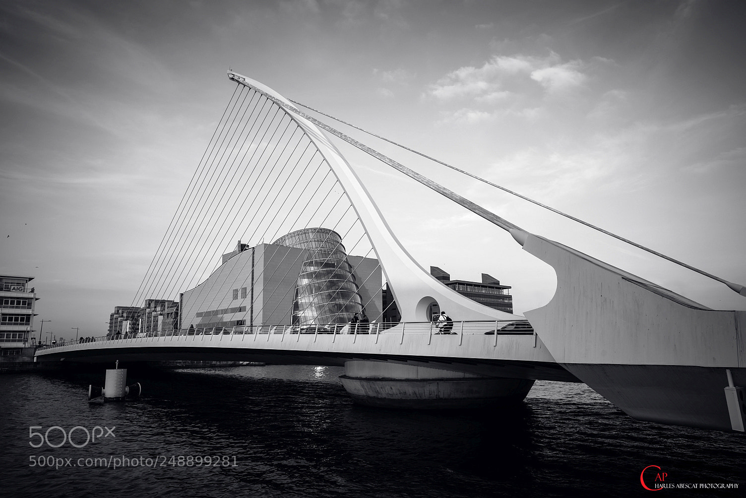Pentax K-1 sample photo. Samuel beckett bridge photography
