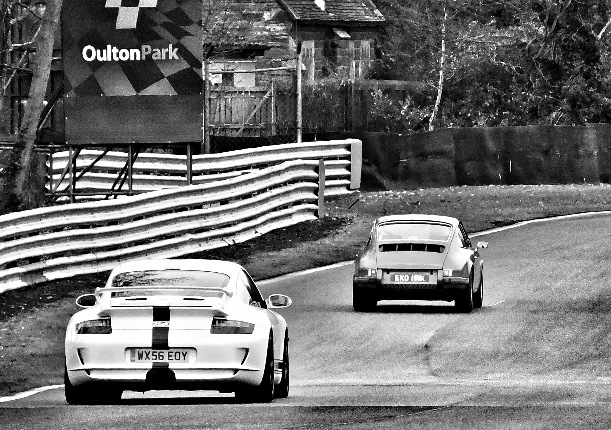 Fujifilm FinePix HS50 EXR sample photo. Porsche track day at oulton park, england photography