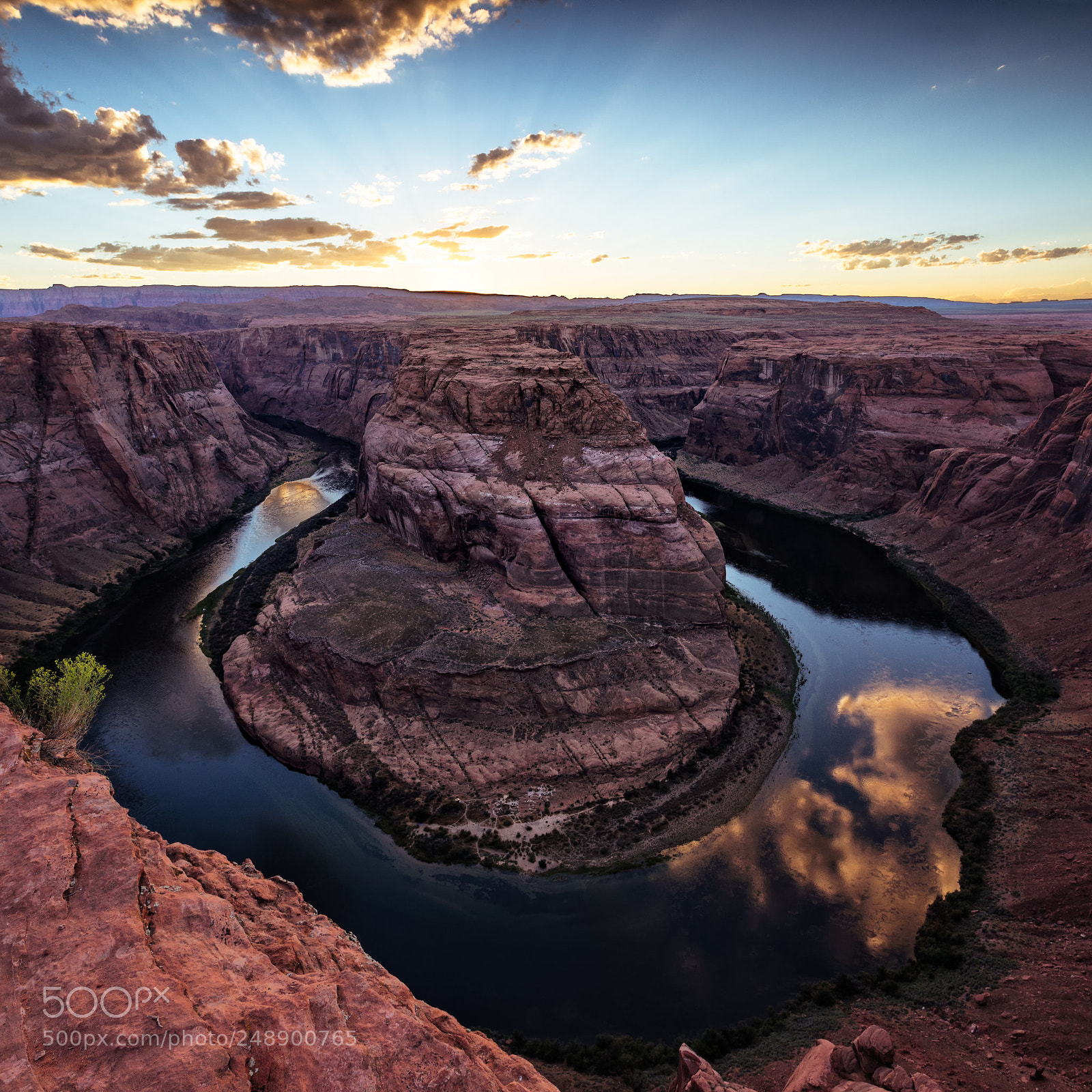 Nikon D610 sample photo. Horseshoe bend photography